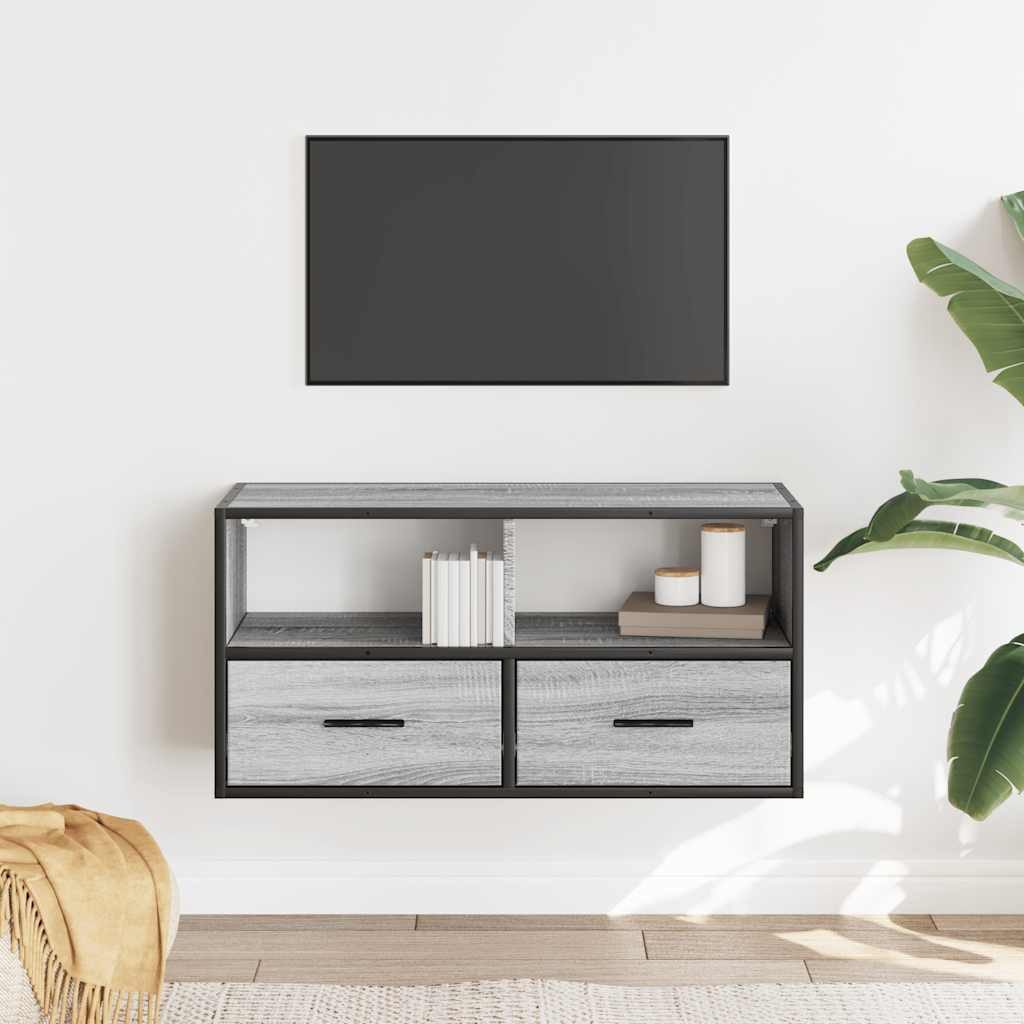 vidaXL TV-Schrank TV-Schrank Grau Sonoma 80x31x39,5 günstig online kaufen