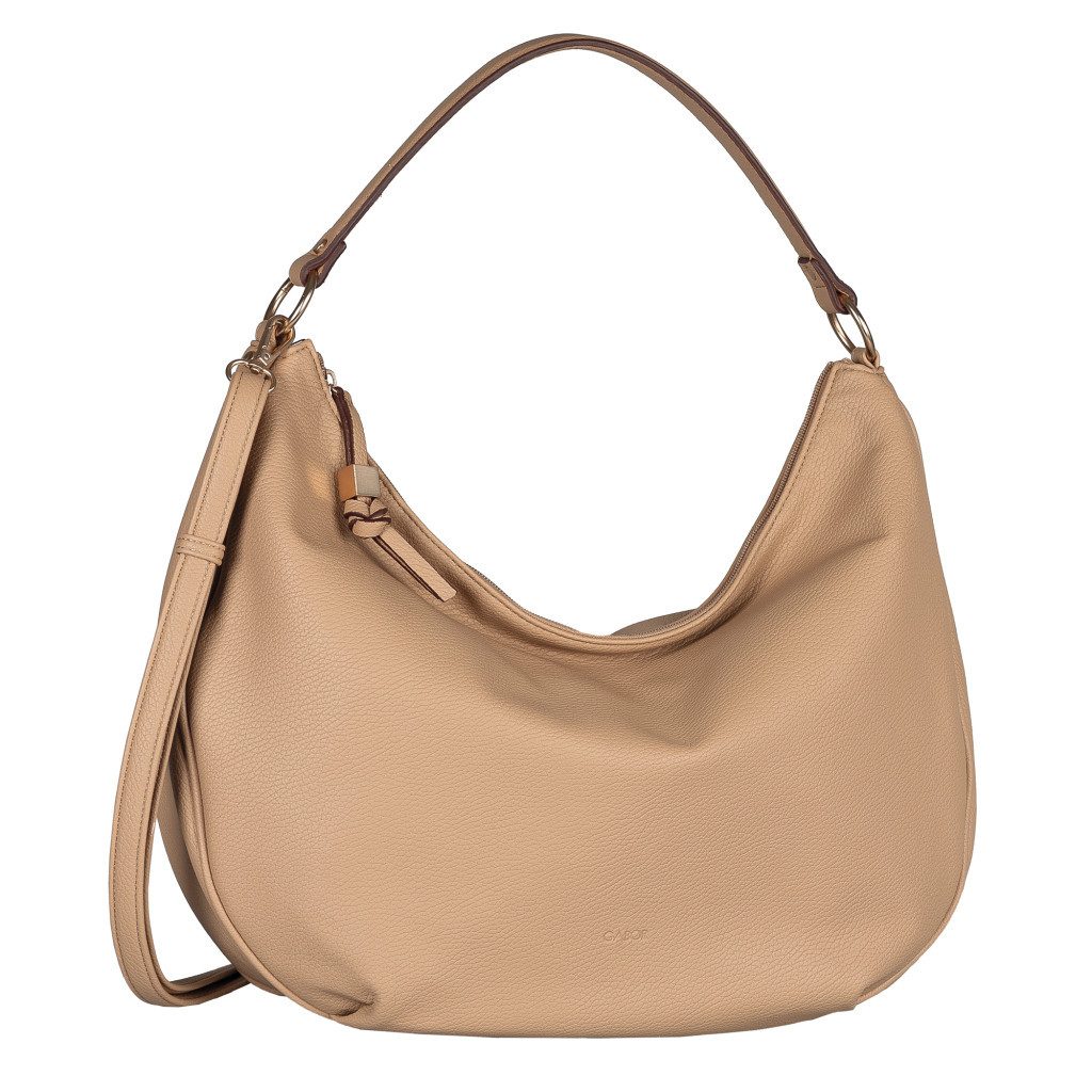 Gabor Hobo Rosina, Umhängetasche, Schultertasche mit markantem Metal-Emblem