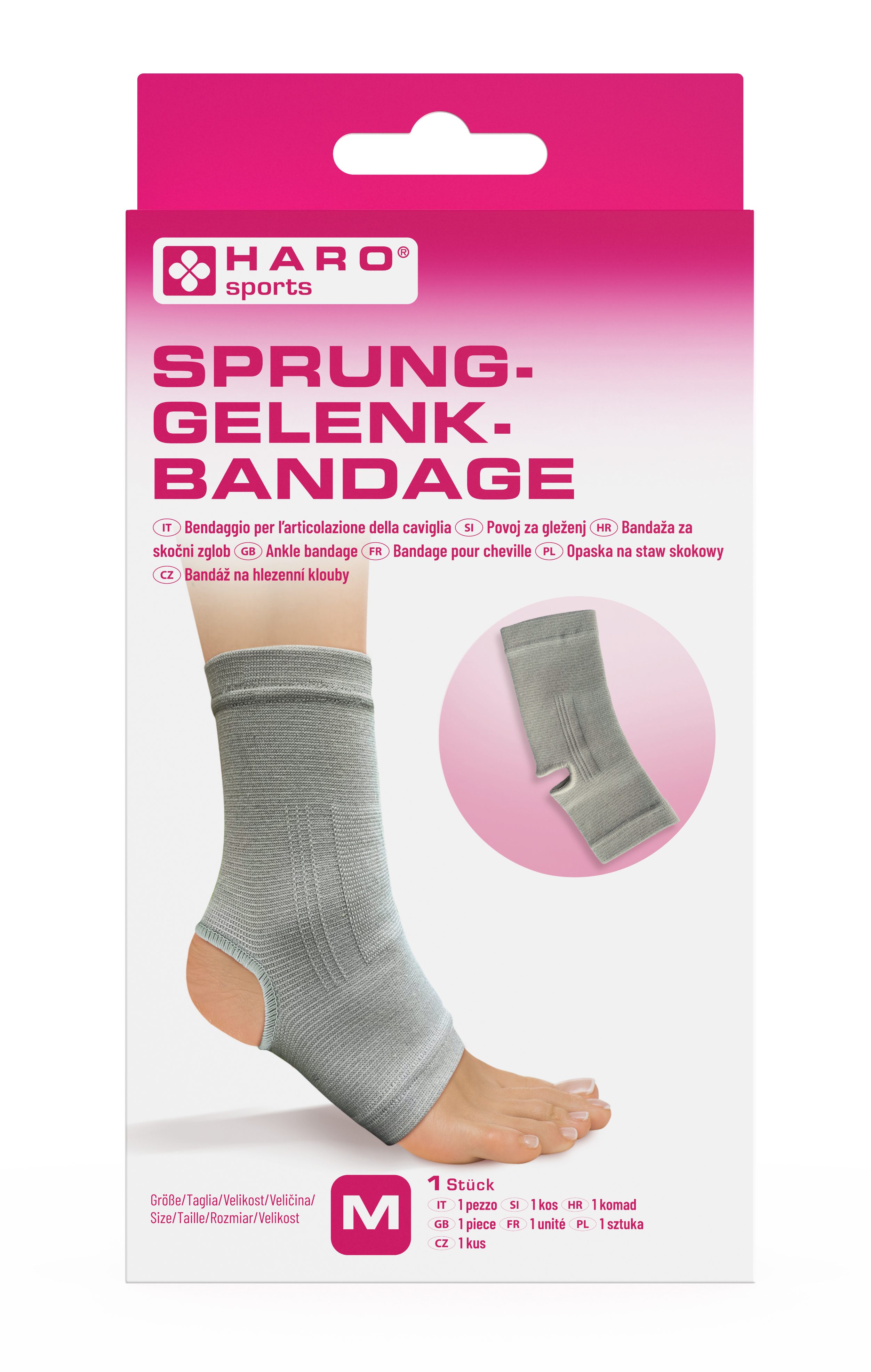 HARO-MC Fußbandage Fußbandage für Alltag, Beruf, Sport, Damen Herren