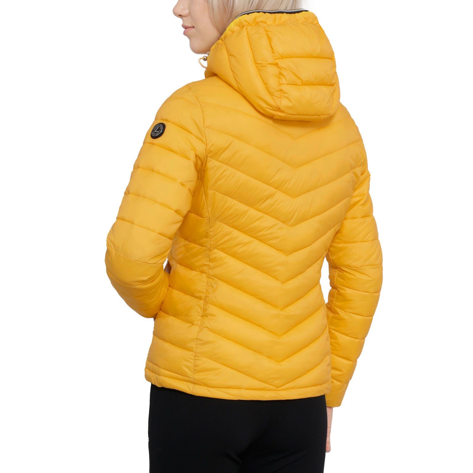 Steppjacke aus mit Wärmeisolierung luftiger Daunenimitat Inkala 430 Luhta und yellow leichter