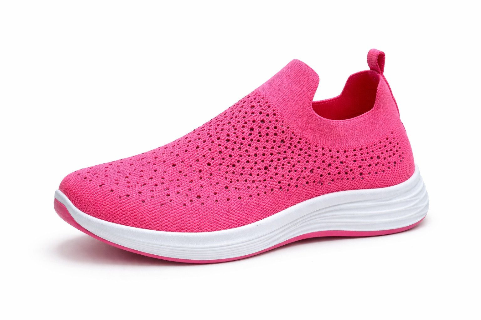 Pogolino PG37 Slip-On Sneaker Slip-On Sneakers mit Glitzer und Fußbett herausnehmbare Sohle