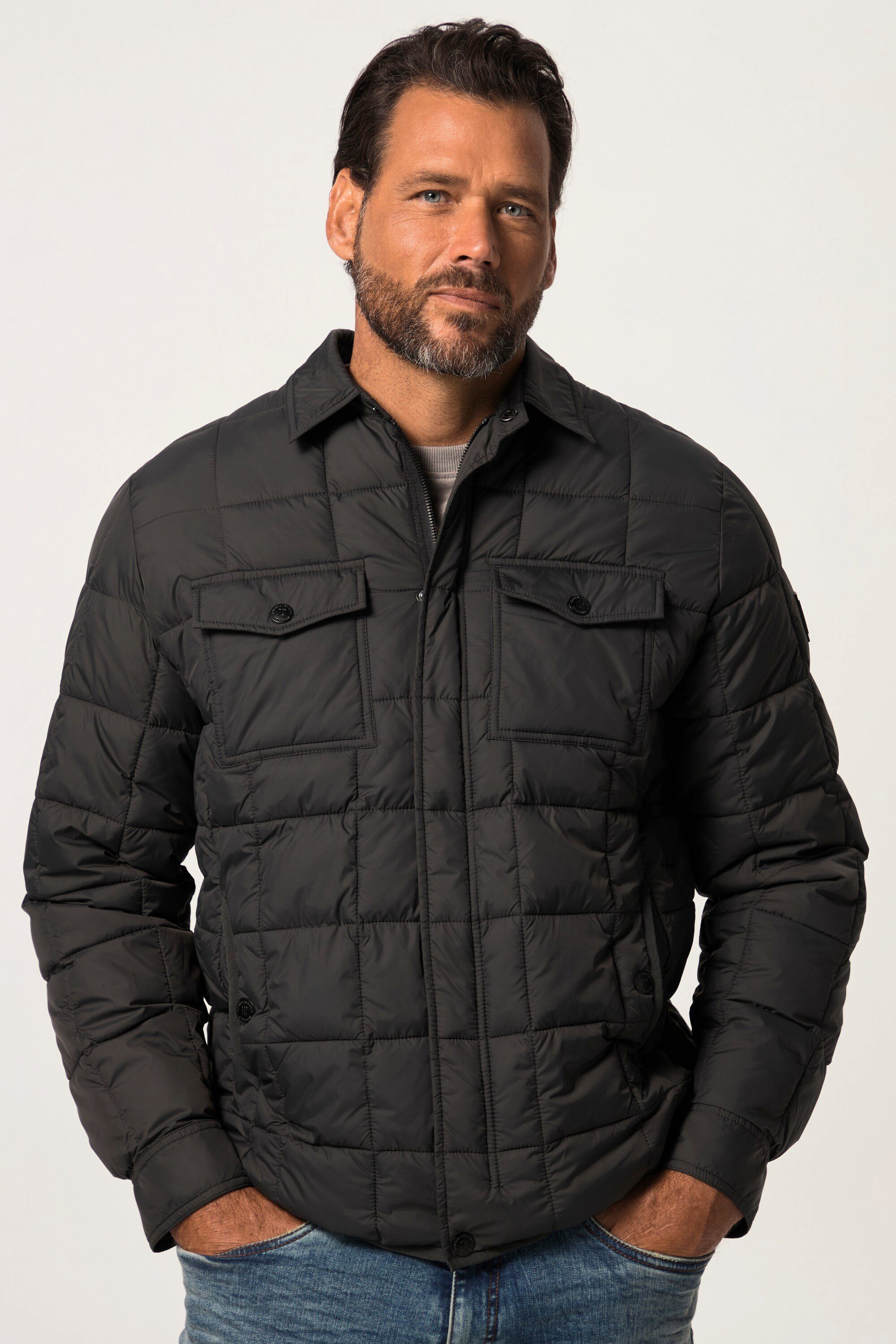 JP1880 Steppjacke Steppjacke Hemdkragen 4 Taschen günstig online kaufen