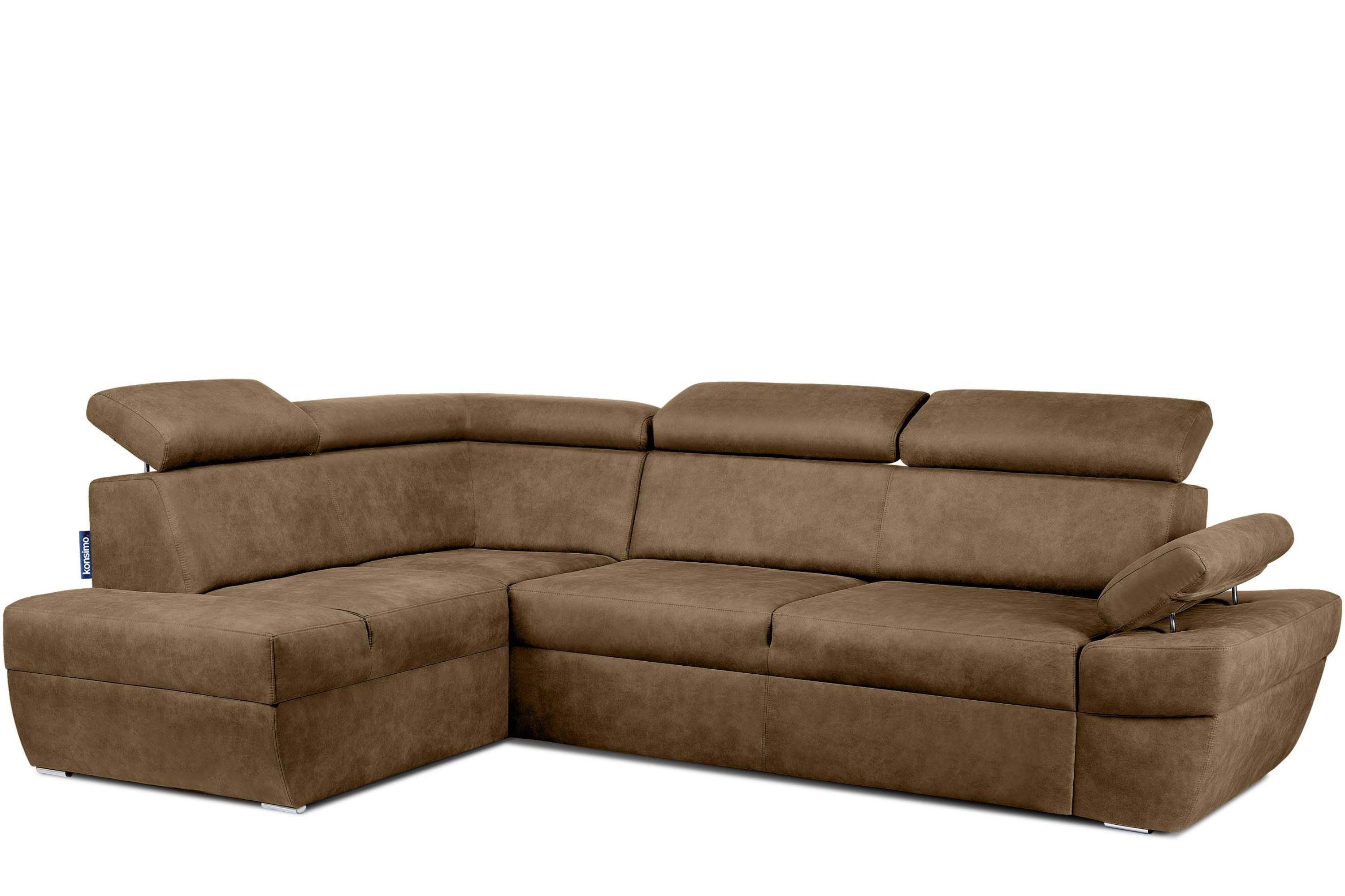 KONSIMO® Ecksofa RATLO Ecksofa, mit Bettfunktion günstig online kaufen