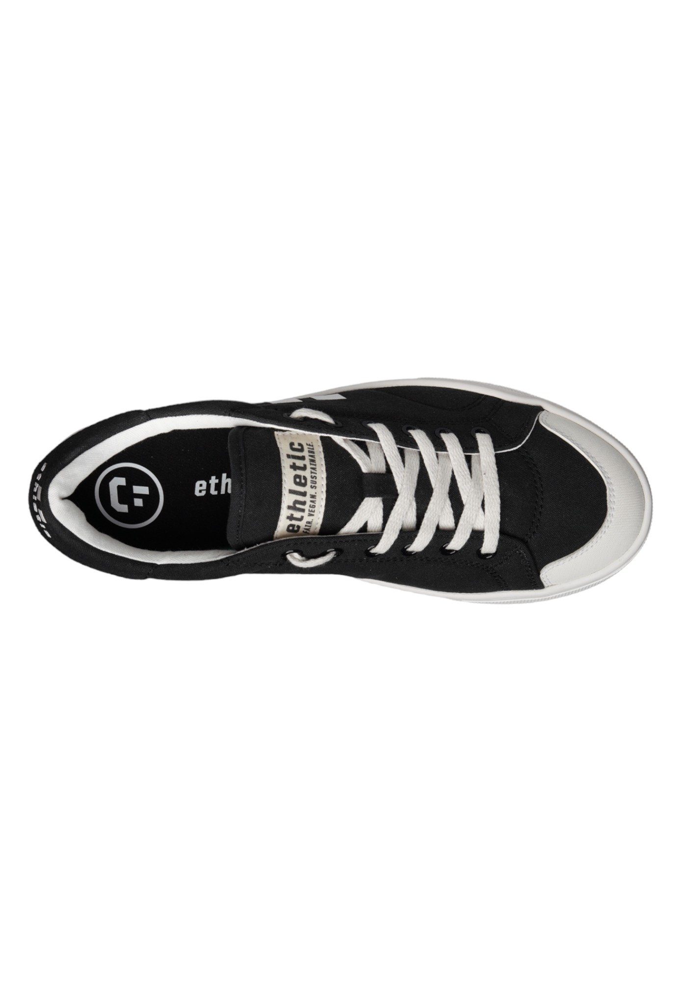 - Black White Just Jet Active Sneaker Produkt Fairtrade ETHLETIC Lo Cut