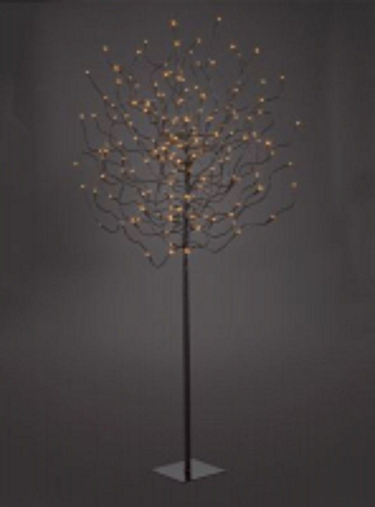 Hellum LED Baum Brauner, 150cm hoch mit 200 warmweißen LEDs