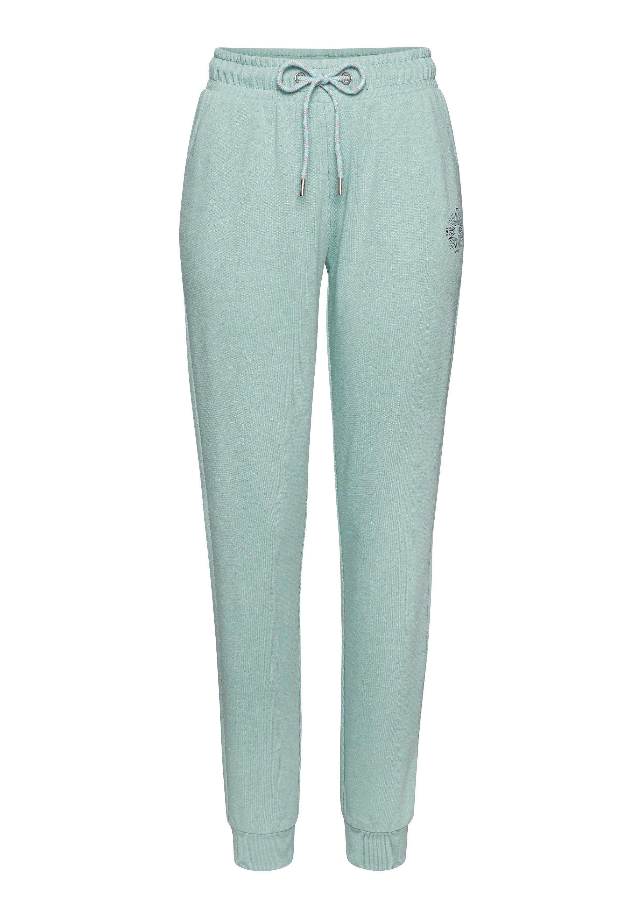Buffalo Sweathose Loungehose mit seitlichen Taschen und kleinem Druck, Loungewear – Bild 2 von 5