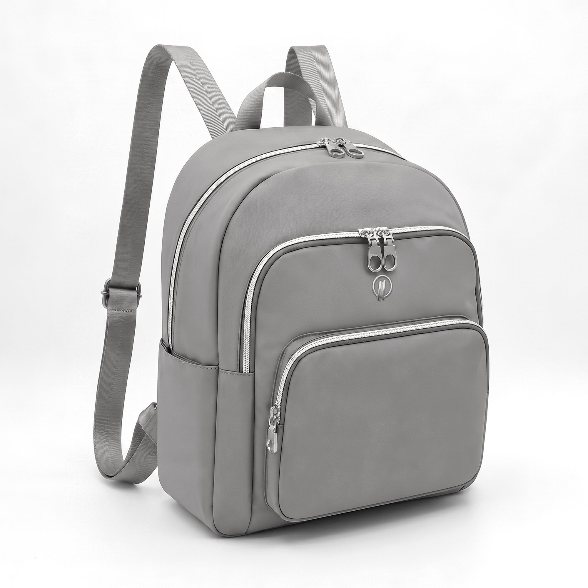 HELLSER Cityrucksack Damen klein – stylischer Damen Rucksack 34x27x15cm wasserabweisend, für Freizeit, Uni, Schule, Büro - Koffergurt & versteckte Tasche
