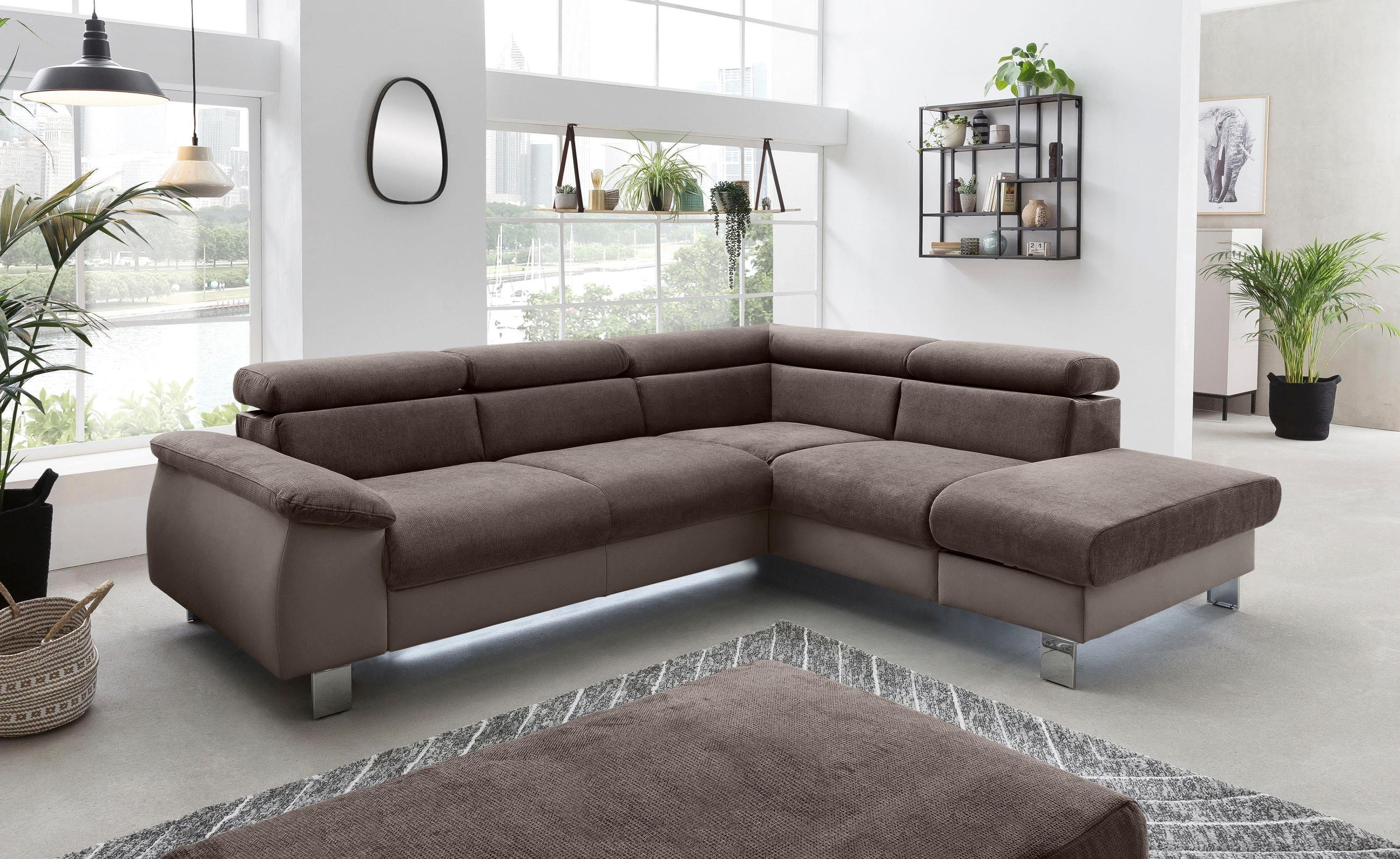 COTTA Ecksofa Komaris L-Form, B: 249 günstig online kaufen