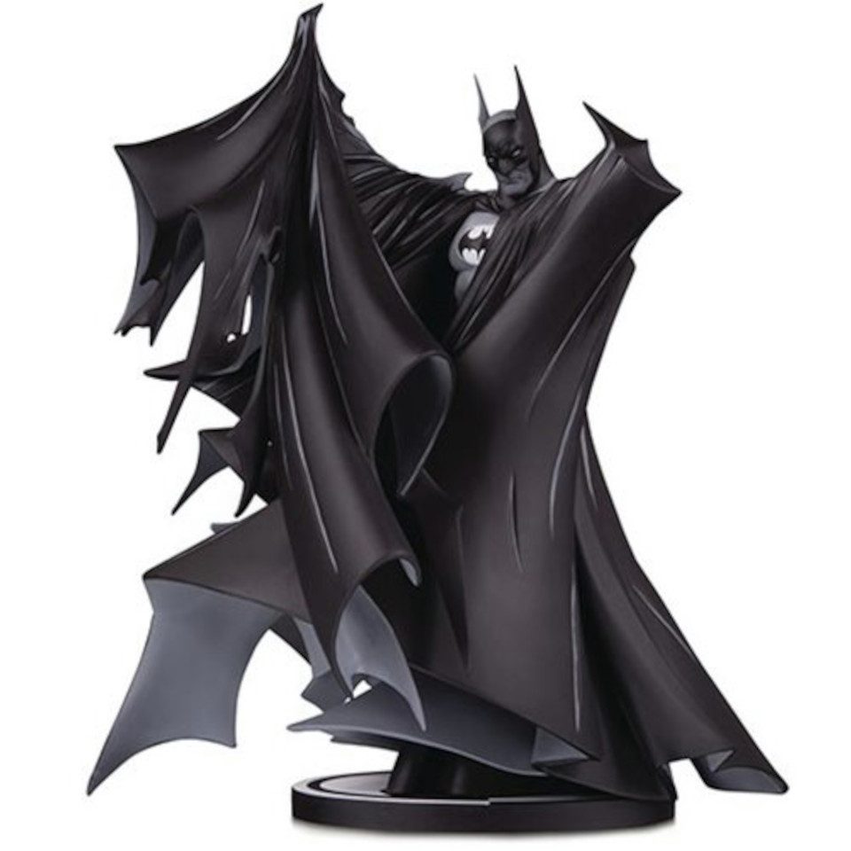DC Comics Sammelfigur BATMAN BLACK & WHITE BATMAN DELUXE STATUE BY TODD MCFARLANE VERSION 1