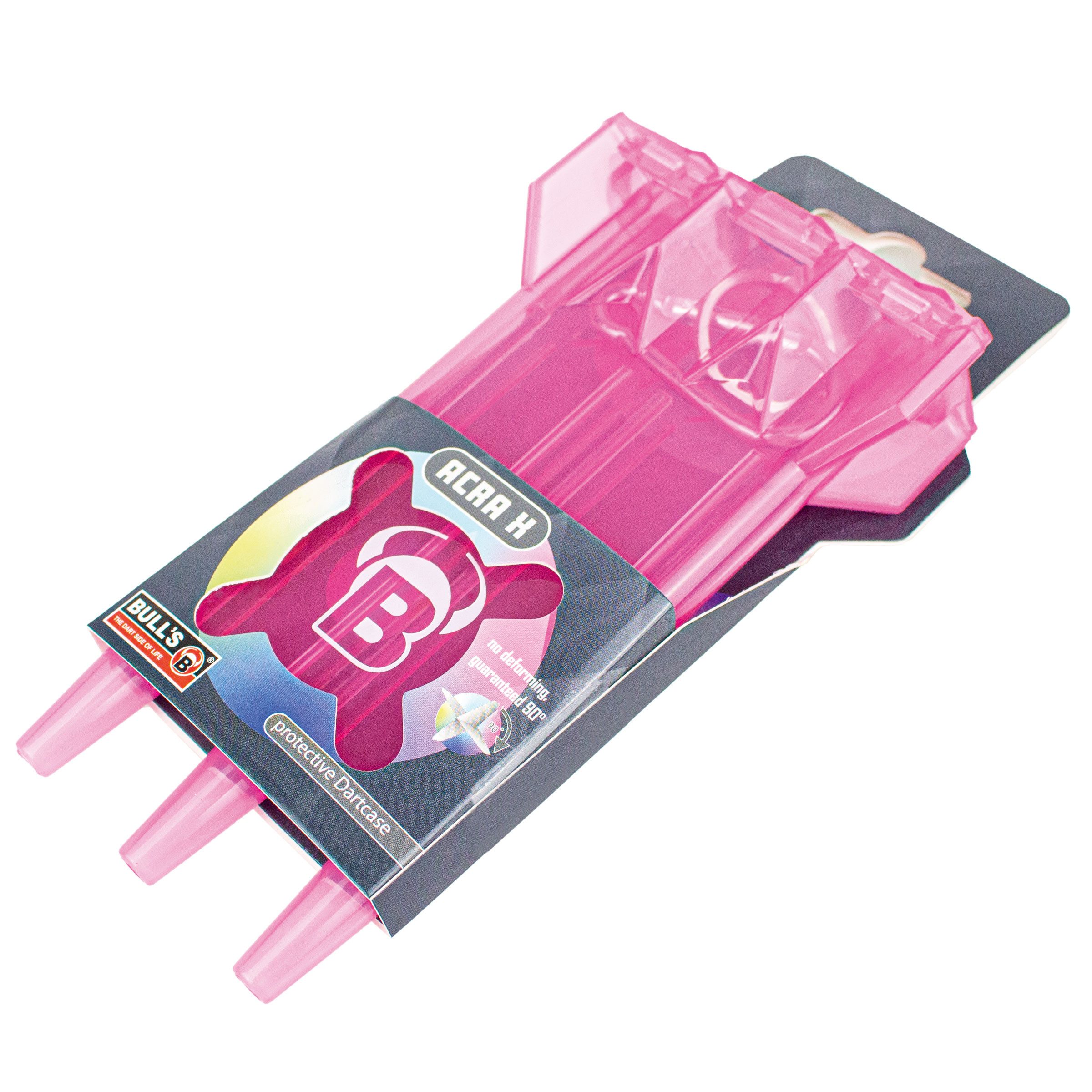 Dartpfeil Bull´s Hartplastik Dartcase für Steeldarts, Softdarts AcraX, Pink