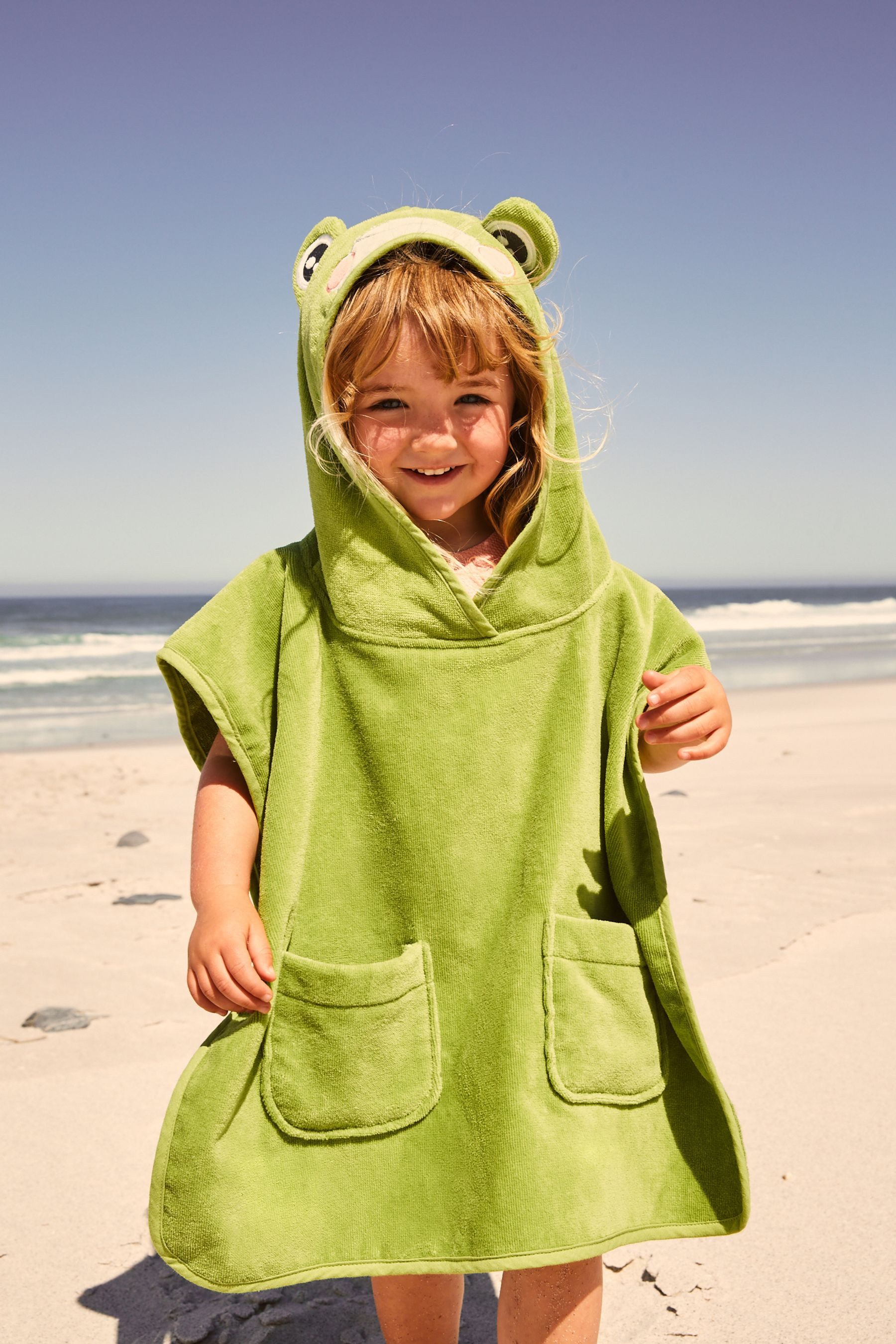 Next Badeponcho Poncho aus Frottee, Baumwolle