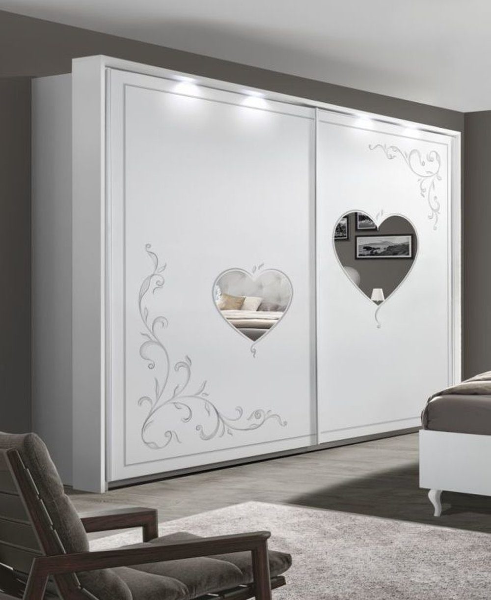 möbelando Kleiderschrank Salvina (BxHxT: 243x230x57 cm) 243 x 230 x 57 cm (B/H/T)