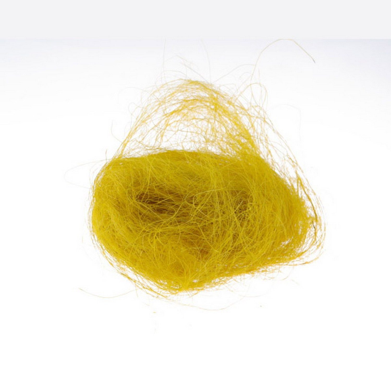 Deko AS Bastelnaturmaterial Sisalgras - Ostern - gelb - 25 g im Beutel - 1 VE = 5 Beutel - 70840, (5-tlg), robust