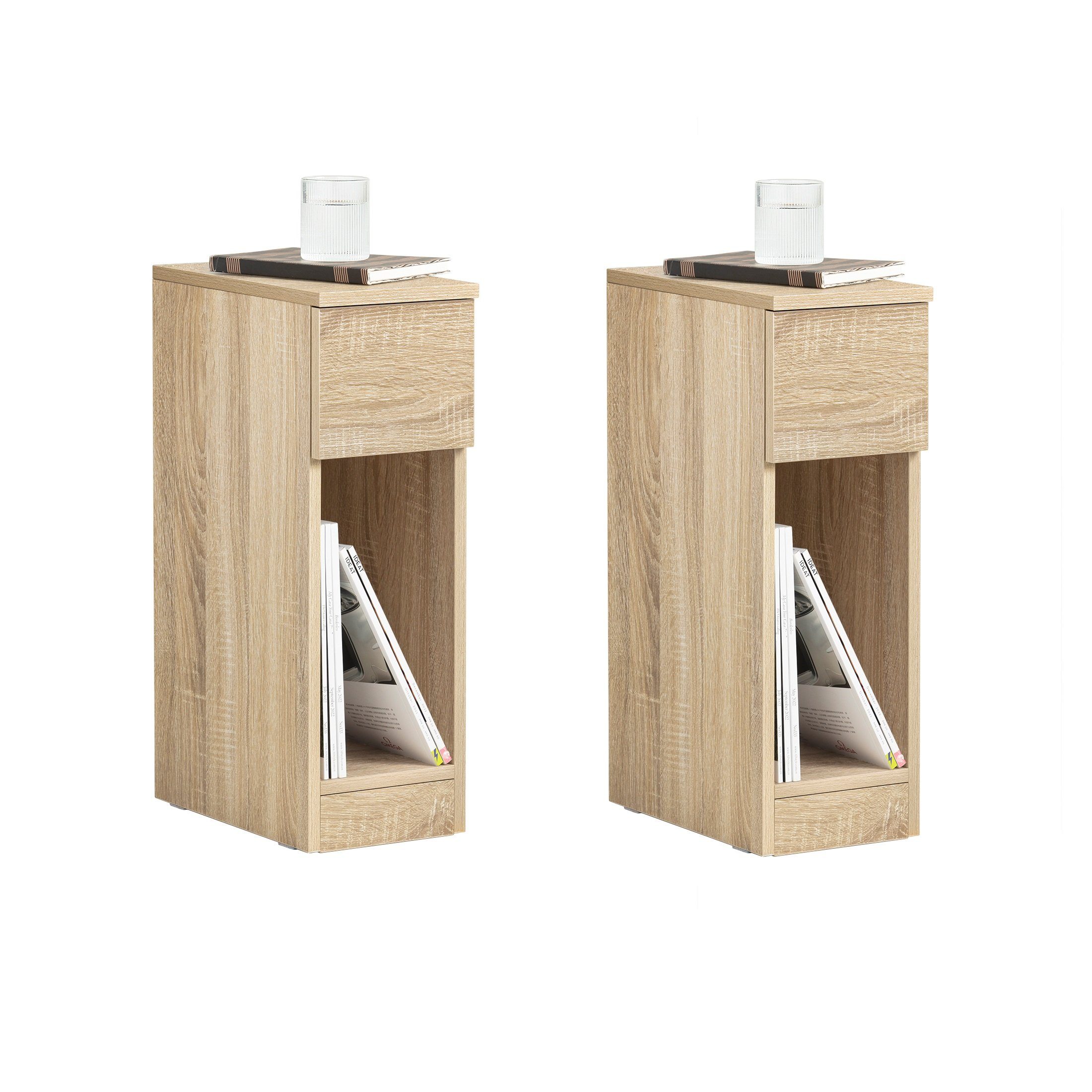 SoBuy Nachttisch FBT111, Beistelltisch mit Schublade günstig online kaufen
