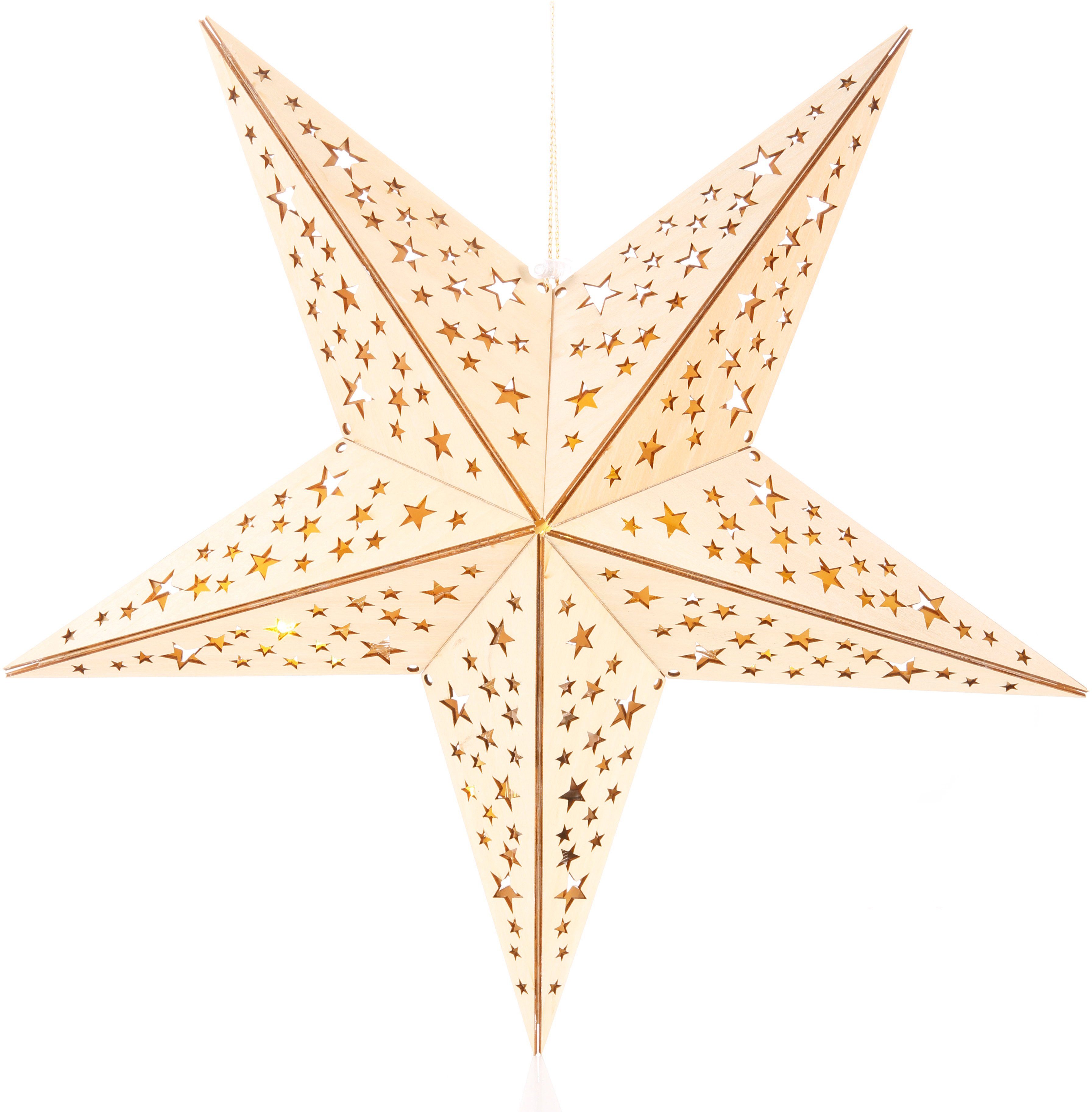 IC Winterworld LED Stern Weihnachtsstern, LED fest integriert, Warmweiß, au günstig online kaufen