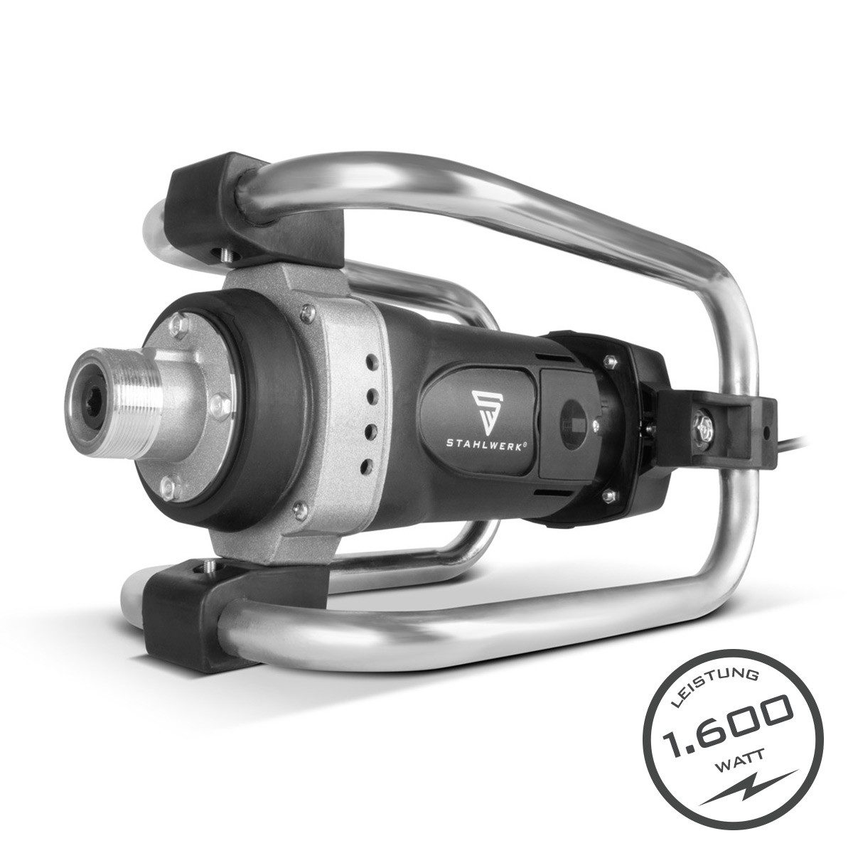 STAHLWERK Rührstab Betonverdichter 1.600 Watt Betonrüttler Flaschenrüttler Innenrüttler, L: 33 cm, (1-St)