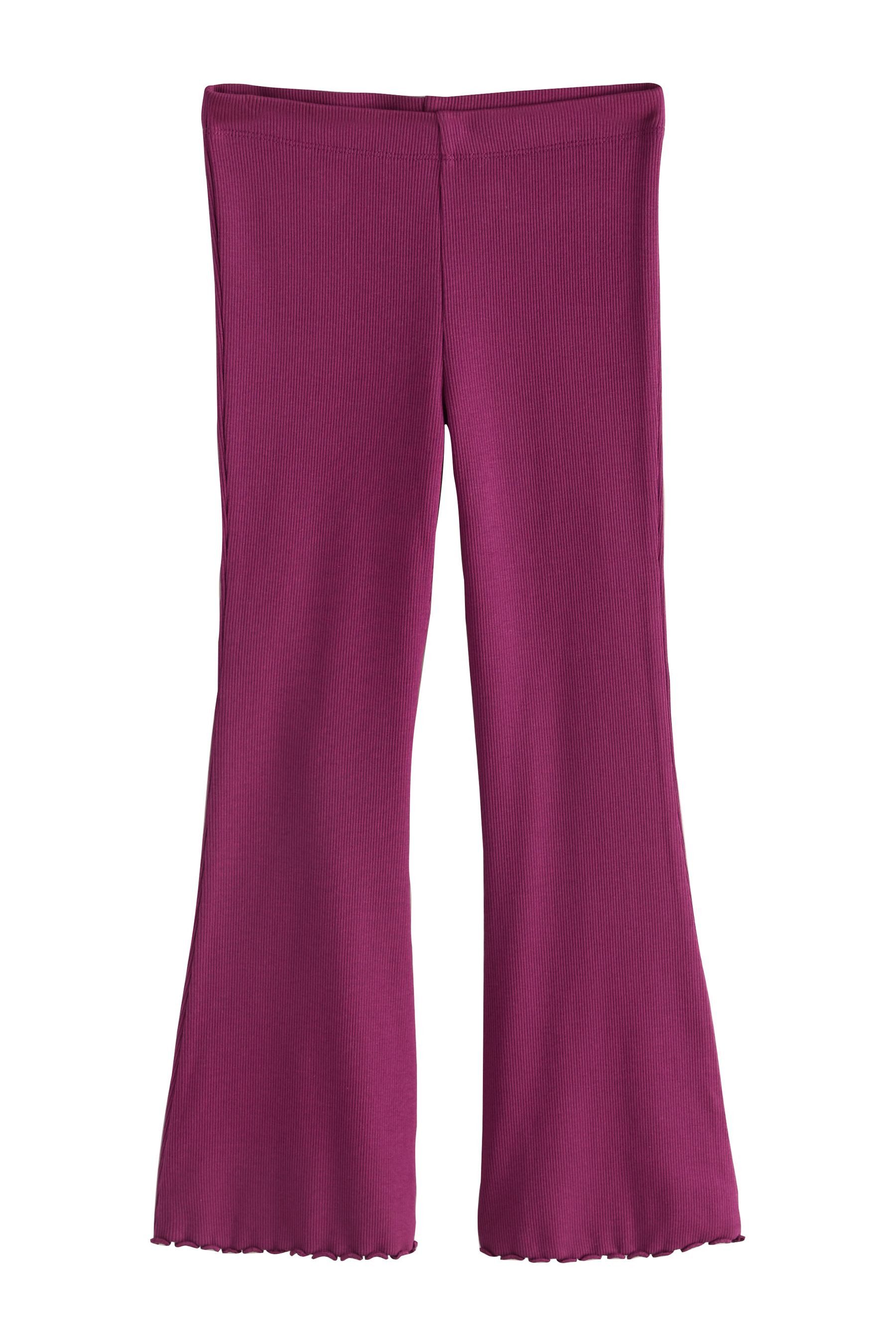 Next Leggings Gerippte Leggings mit ausgestelltem Bein, 4er-Pack (4-tlg) – Bild 4 von 5