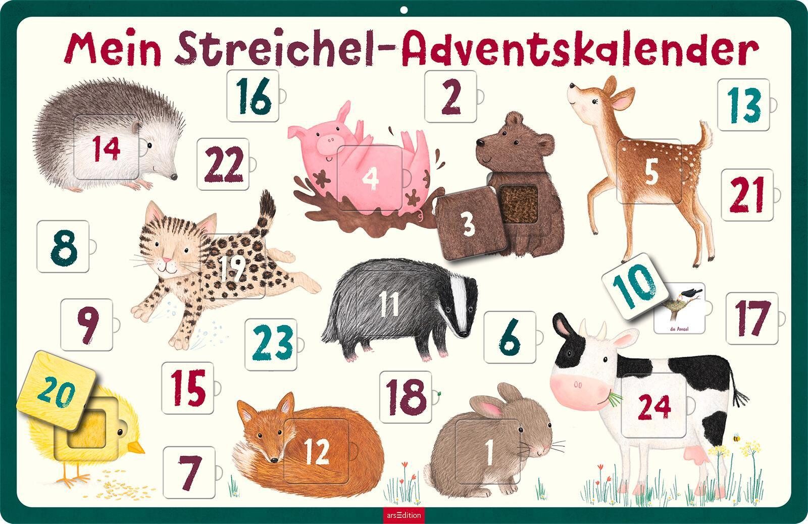 Ars Edition Календарі Mein Streichel-Adventskalender