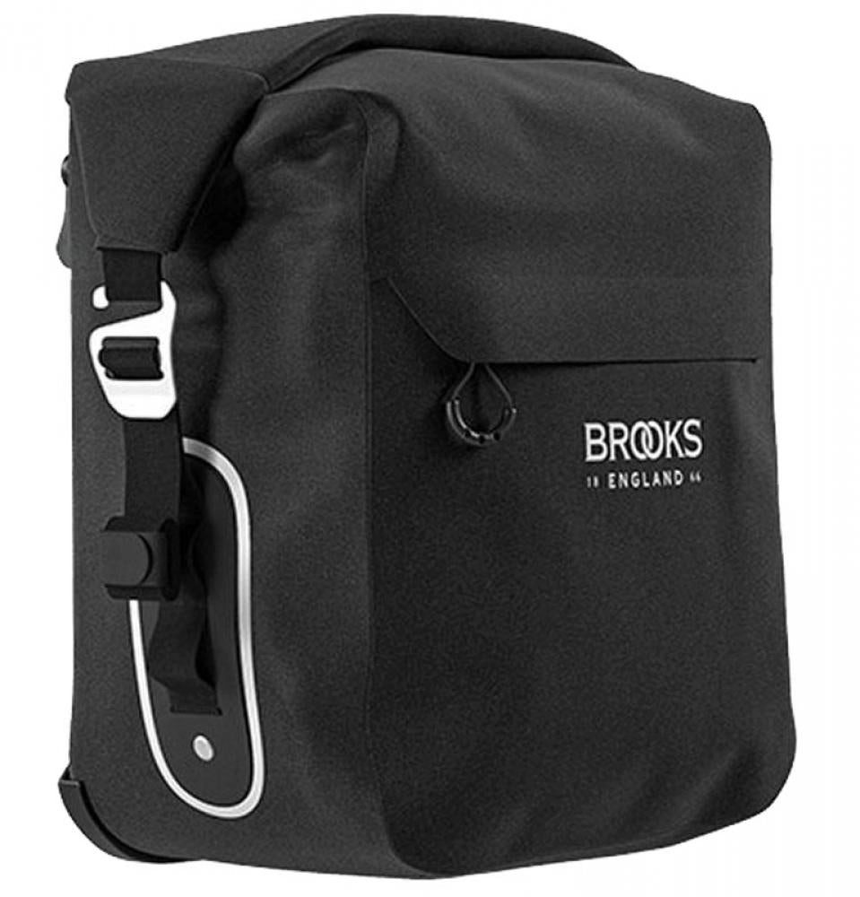 BROOKS ENGLAND Fahrradtasche BROOKS Scape Pannier Large Black - wasserdichte Fahrradtasche 18-22 Li