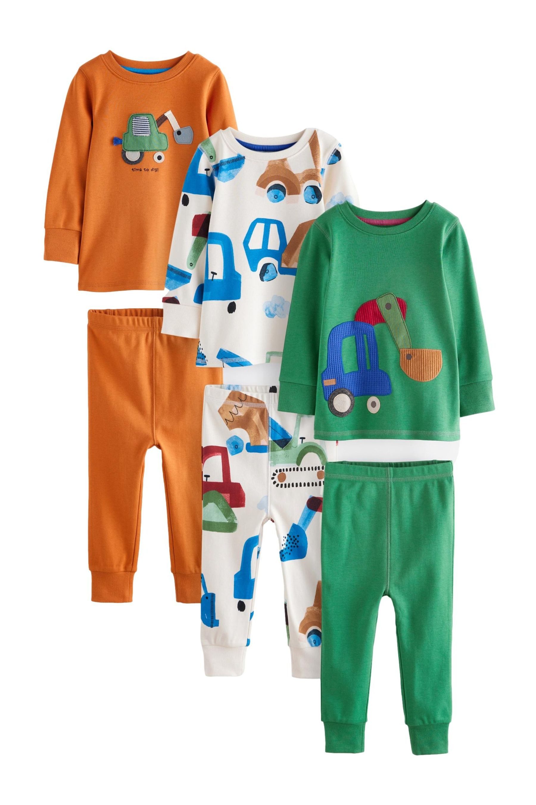 Pyjama Kuschelpyjamas, 3er-Pack