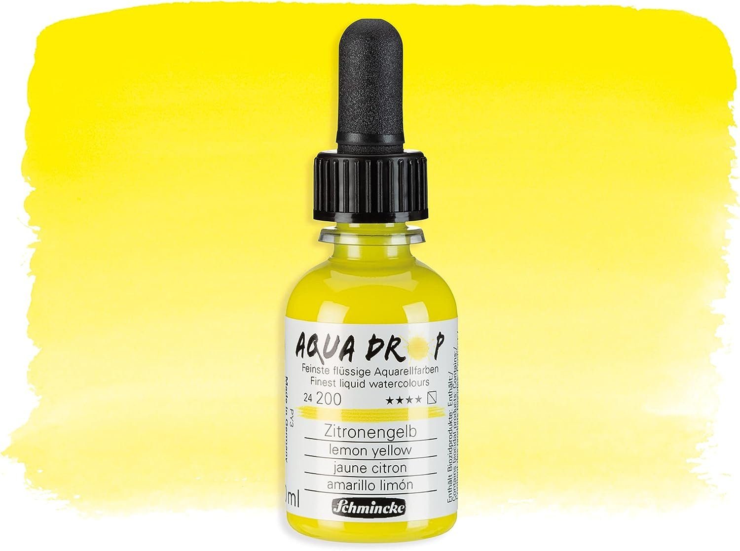 Schmincke Aquarellfarbe flüssig, Aqua Drop 30ml Pipettenflasche, verschieden Farben