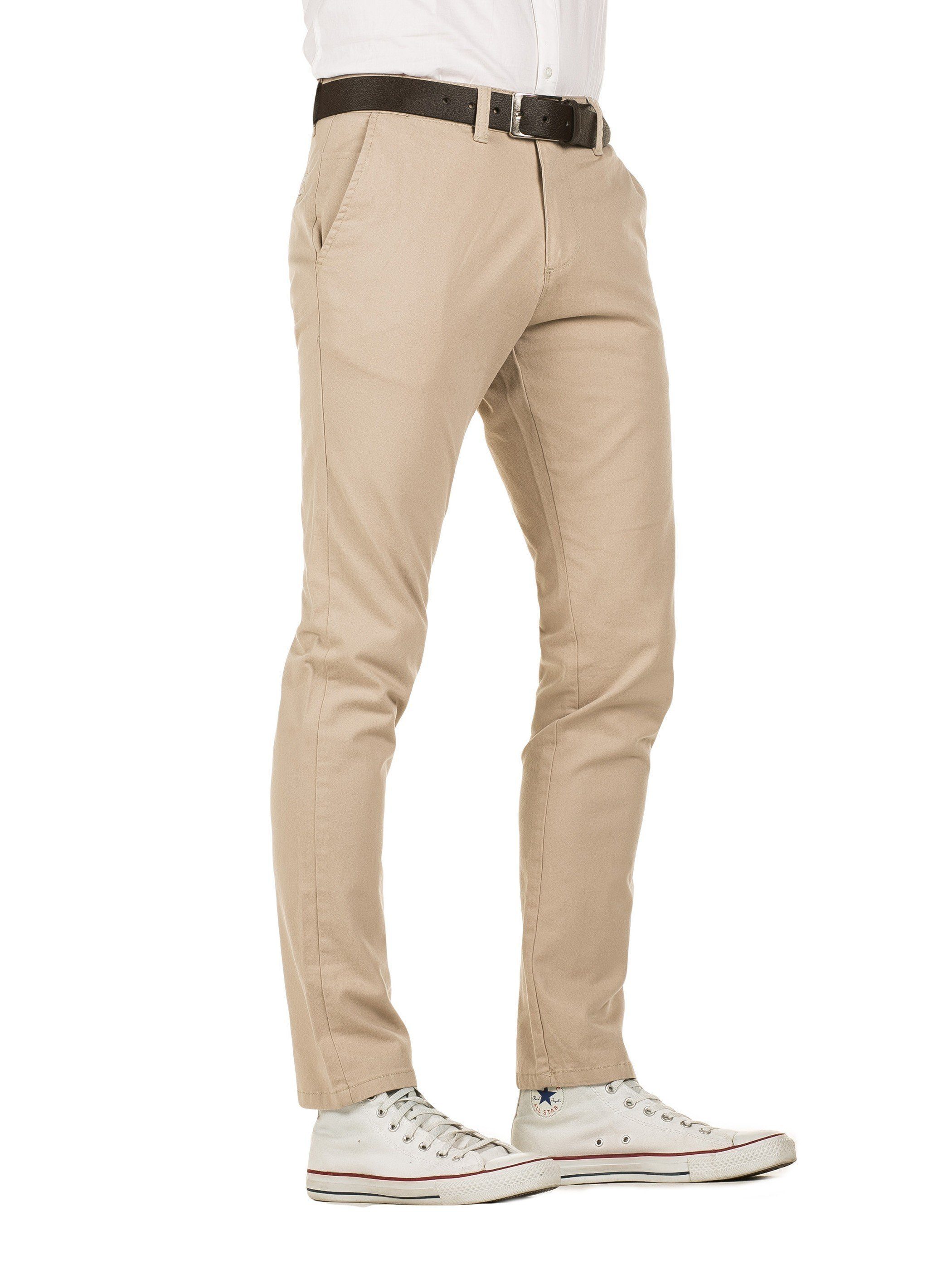 Yazubi Chinohose Kyle Chino-Hose mit Gürtel – Bild 4 von 5