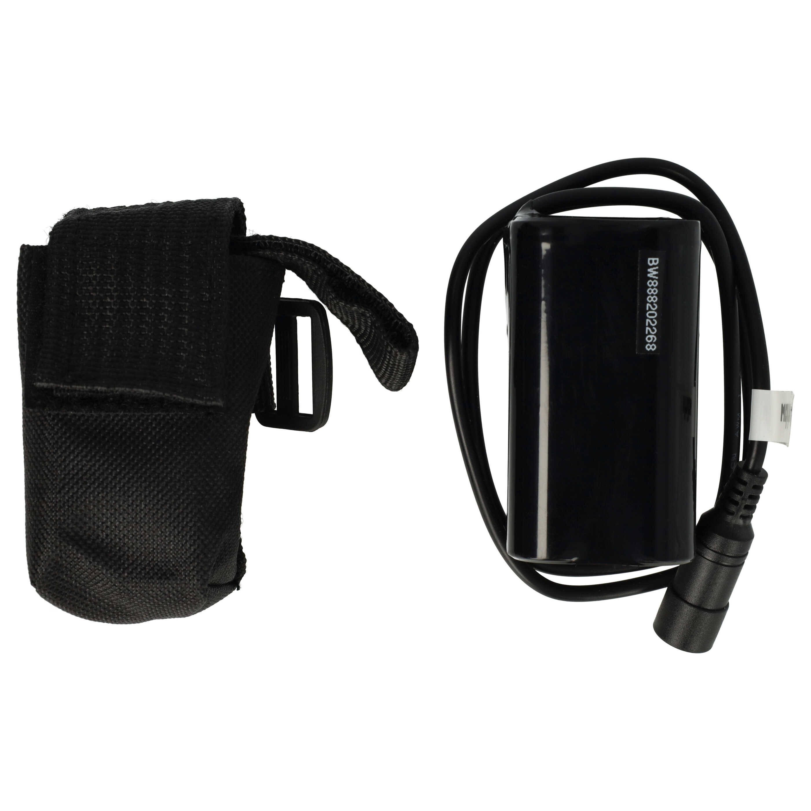 vhbw Akkupack passend für Busch & Müller IQ-XM Speed Fahrradlicht (5200 Akku Akkupack Li-Ion 5200 mAh (8,4 V, 1 St), Leistungsfähiges Ersatz-Akkupack für diverse Fahrradlampen