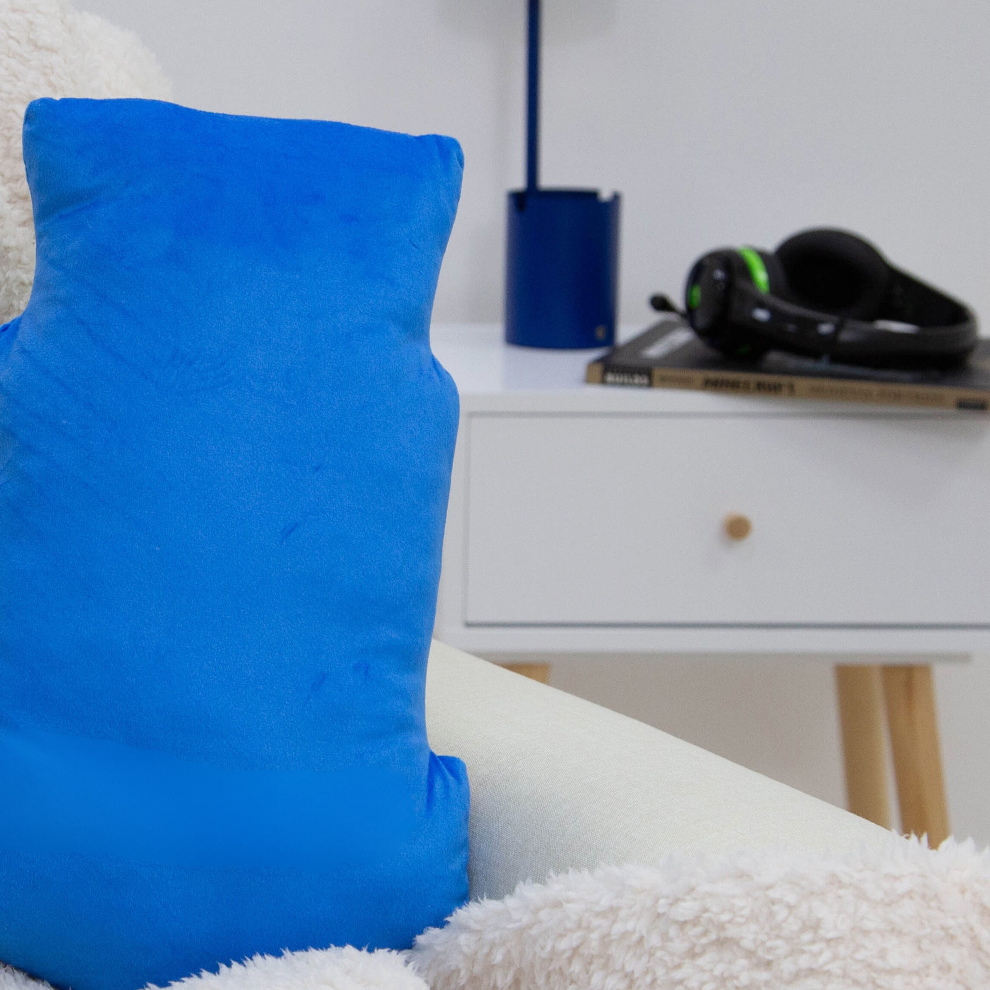 MTOnlinehandel Dekokissen Minecraft 24 x 35 cm, Kuscheltier in 3D- Form, Creeper, kuschelig & weich, ideal für Sofa oder Leseecke