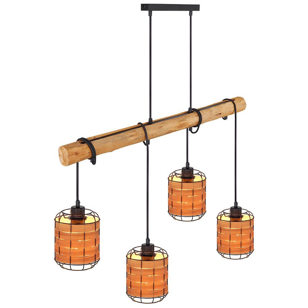 Käfig-Design nicht Holzleuchte Pendelleuchte inklusive, Leuchtmittel etc-shop Pendelleuchte, Esstischlampe Hängelampe