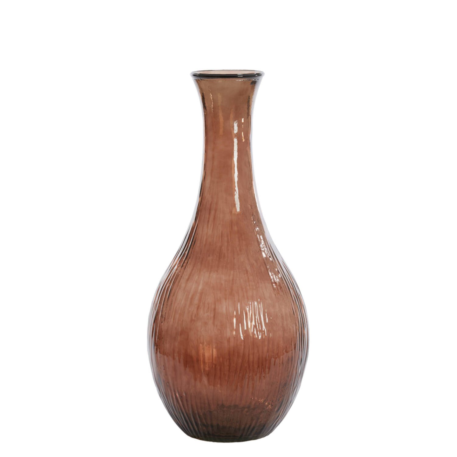 Dekovase Dekovase Vase JUTHA Light & Living Blumenvase Bodenvase Ø34x75 Braun