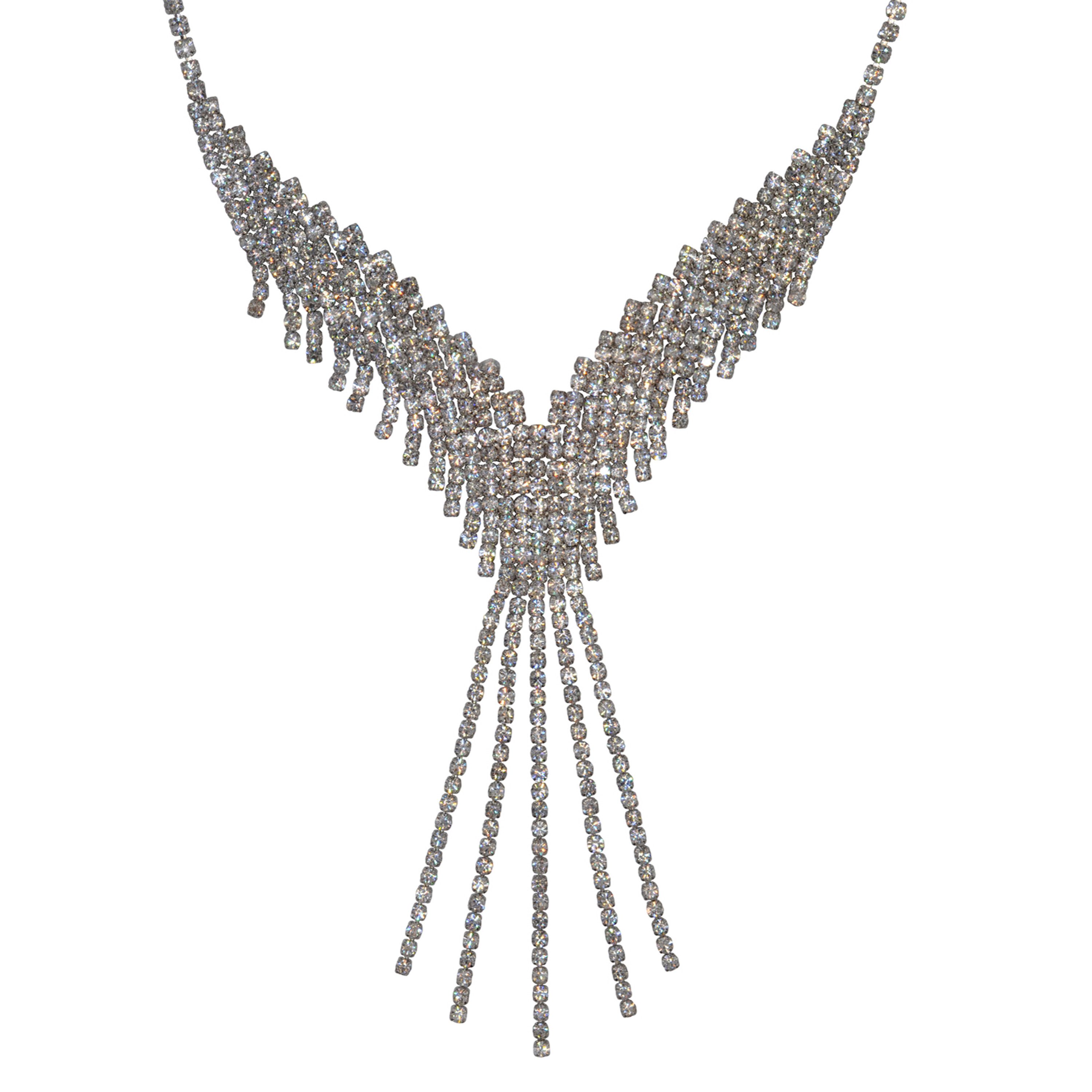 Firetti Collier Schmuck Geschenk Sparkling Ypsilon-Style, mit Glasstein