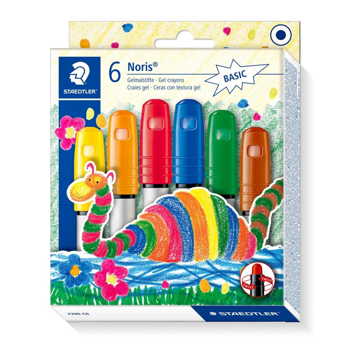 STAEDTLER Malstift STAEDTLER Noris 2390 Gelmalstift - Basic - 6 Farben