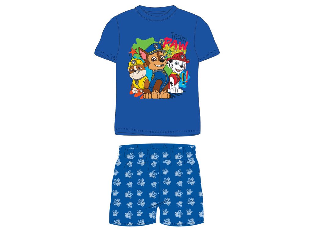 PAW PATROL Shorty kurzer Schlafanzug Pyjama Paw Patrol