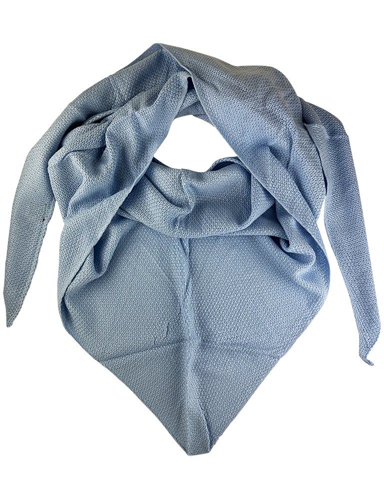 Trachtenland Dreieckstuch XL Strick Halstuch - Dirndltuch Schal mit Reismus günstig online kaufen