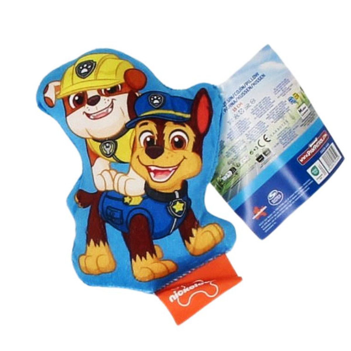 PAW PATROL Dekokissen Mini Kissen 15 cm 3D Motivkissen für Bett Sofa Kinderzimmer