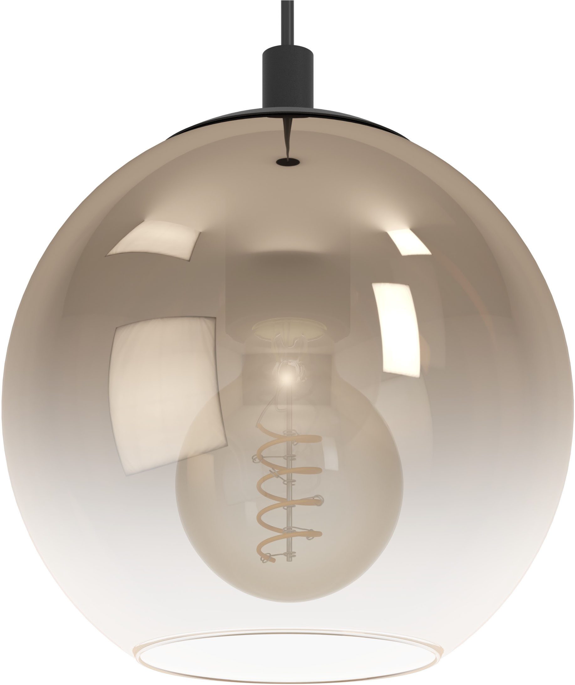 EGLO Hängeleuchte ARISCANI 1 Pendellampe - Stahl - E27 - 3X60W - IP20, ohne Leuchtmittel, Hängelampe, Deckenlampe, Wohnzimmer, Esszimmer, L76,5 x B16,5 x H110cm – Bild 5 von 5
