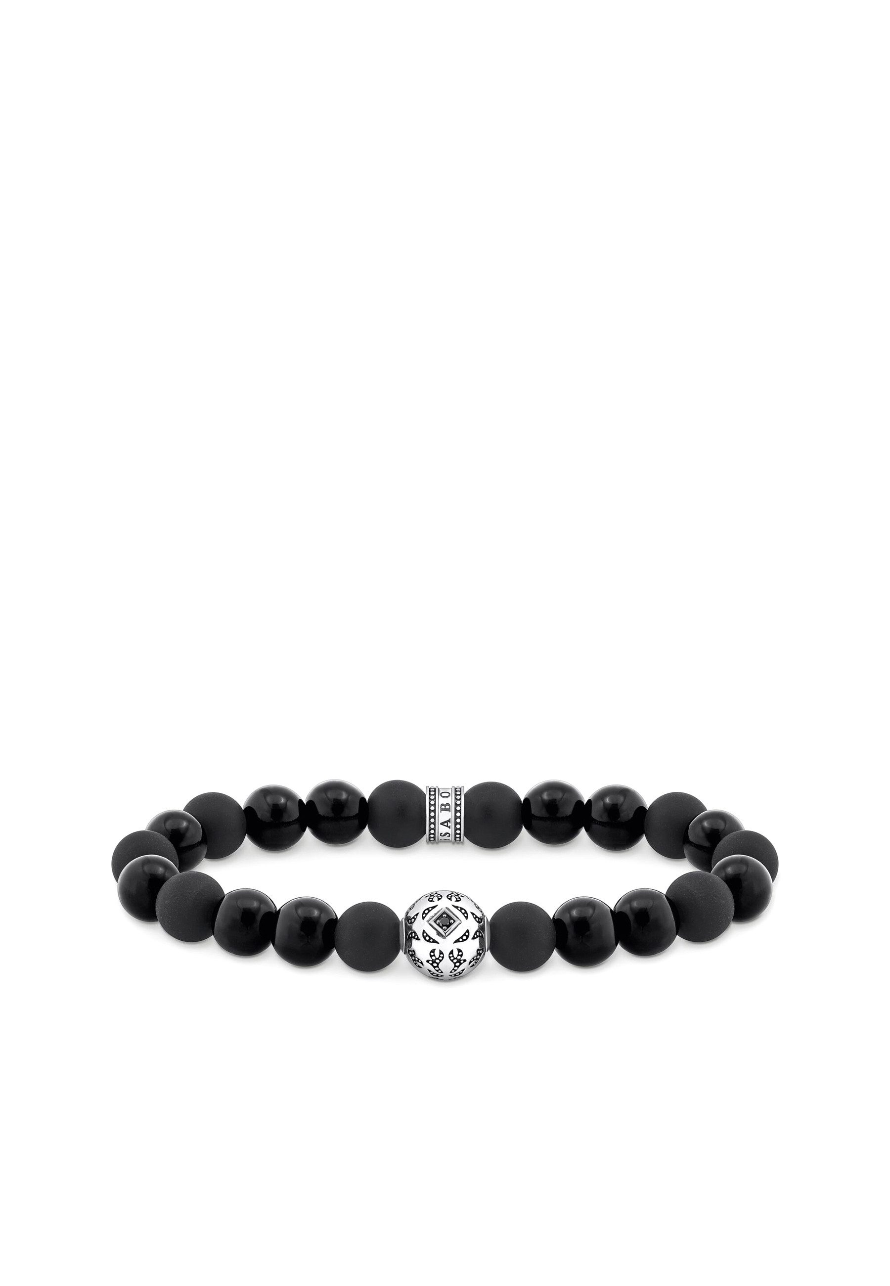 THOMAS SABO Armband Armband Obsidian Schwarz (Set)