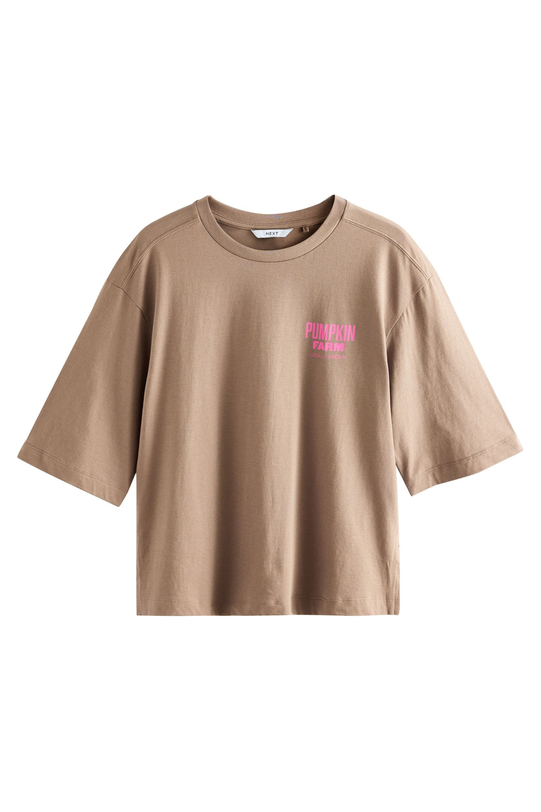 Next T-Shirt T-Shirt mit Grafikprint, Kürbisfarm günstig online kaufen