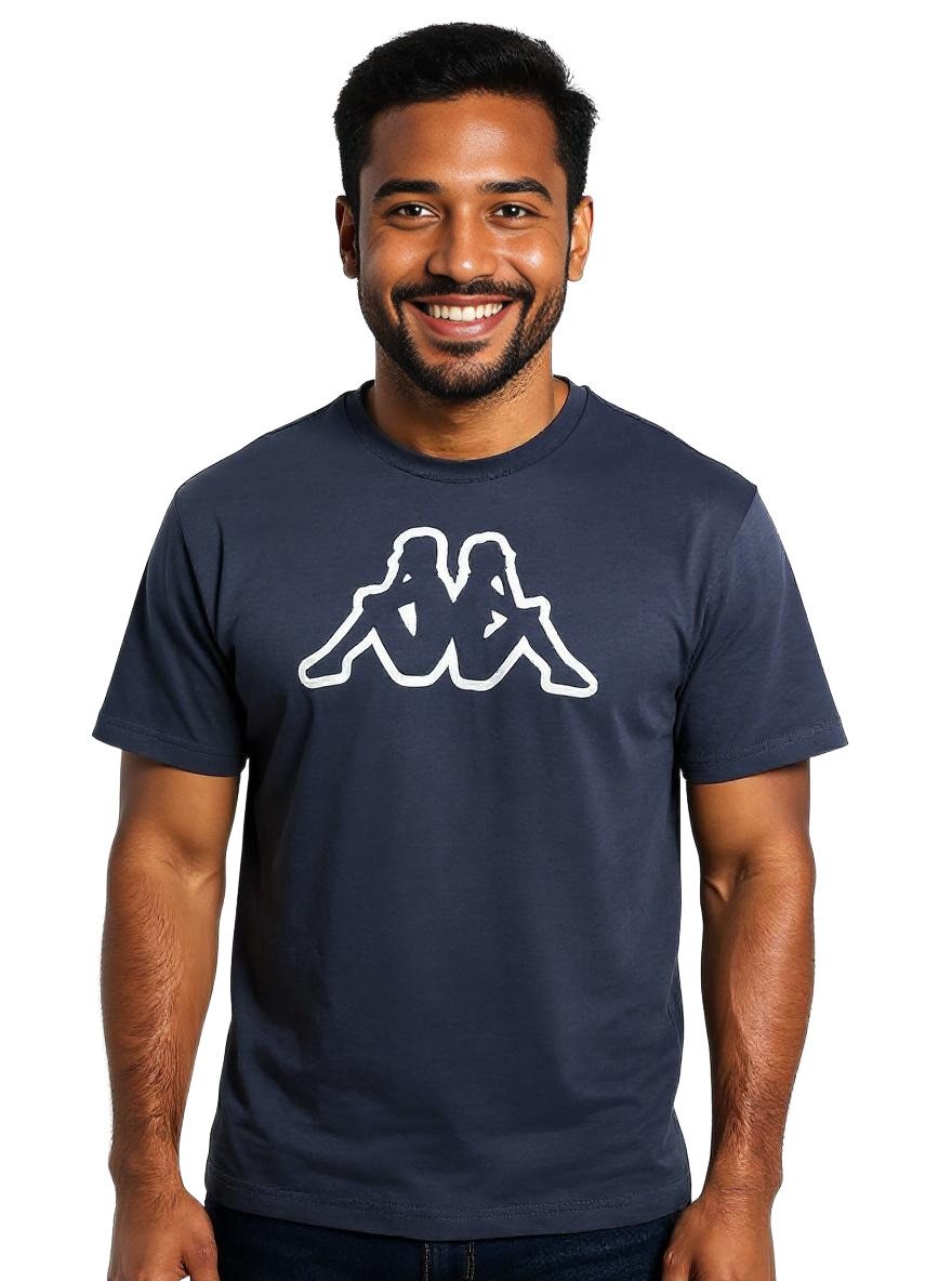 Kappa Print-Shirt Kappa T-Shirt Logo Cromen günstig online kaufen