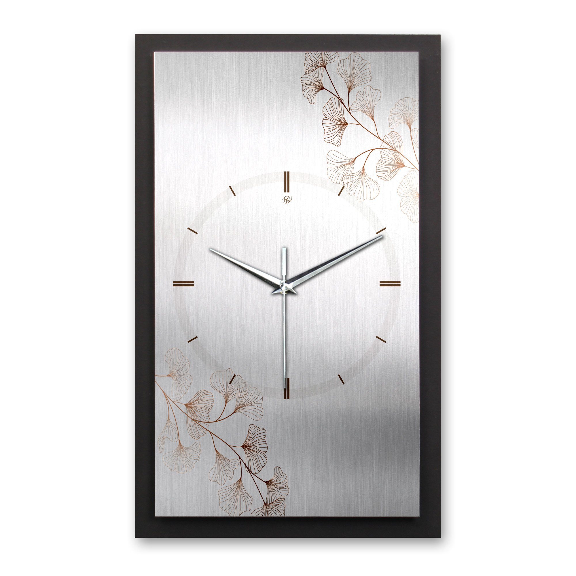Wanduhr 3D Designer-Wanduhr Floral Minimalist