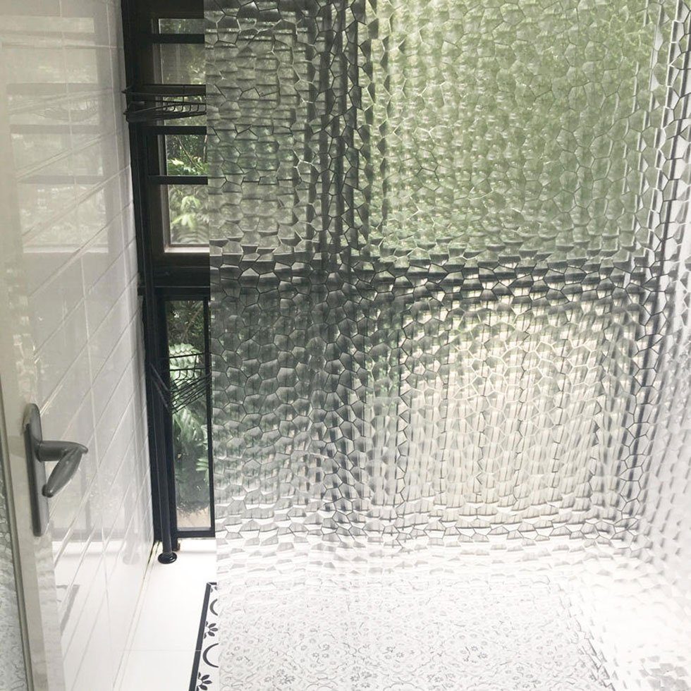 Sunicol Duschvorhang 3D, Wasserwürfel, Transparent, Wasserdicht,EVA,mit günstig online kaufen