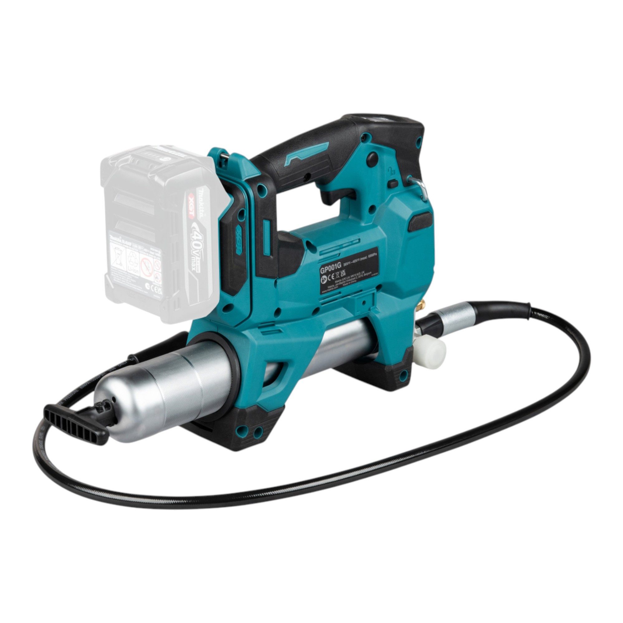 Makita Werkstattpresse GP 001 GZ Akku Fettpresse 40 V max. 690 bar Brushless Solo