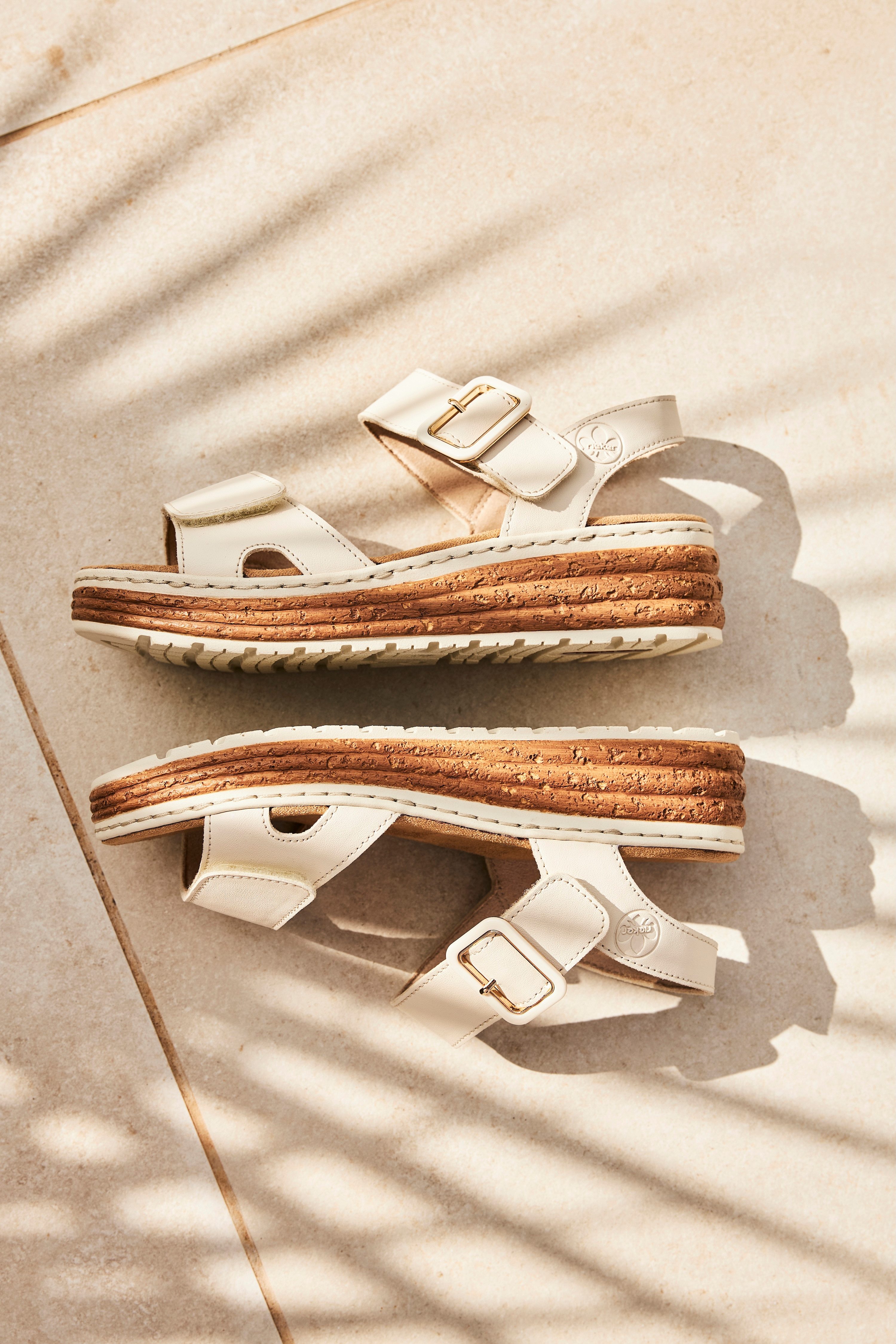Rieker Plateausandale Sandalette, Sommerschuh, Keilsandale mit günstig online kaufen