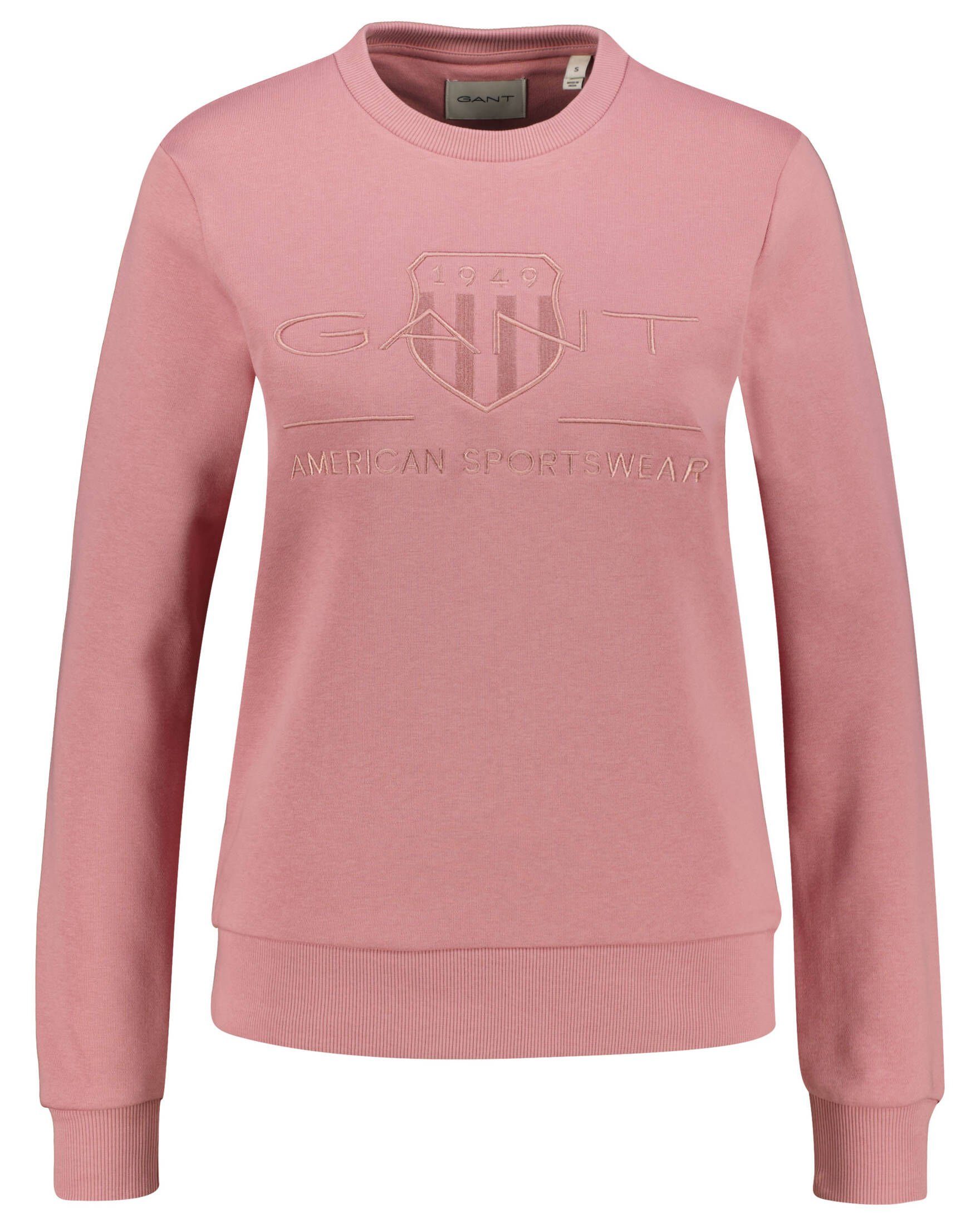 Gant T-Shirt Damen Sweatshirt REG TONAL SHIELD (1-tlg)