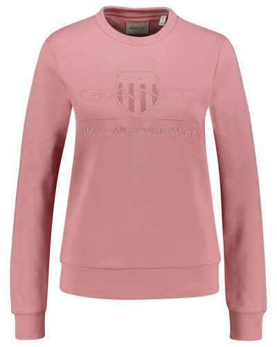 Gant T-Shirt Damen Sweatshirt REG TONAL SHIELD (1-tlg)