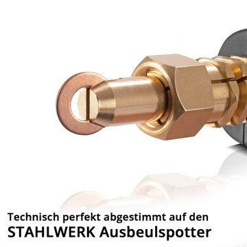 STAHLWERK Elektrowerkzeug-Set Anschweißscheiben 50er Set, Smart Repair, 50-tlg., Zubehör für Ausbeulspotter / Dellenlifter / Punktschweißgerät