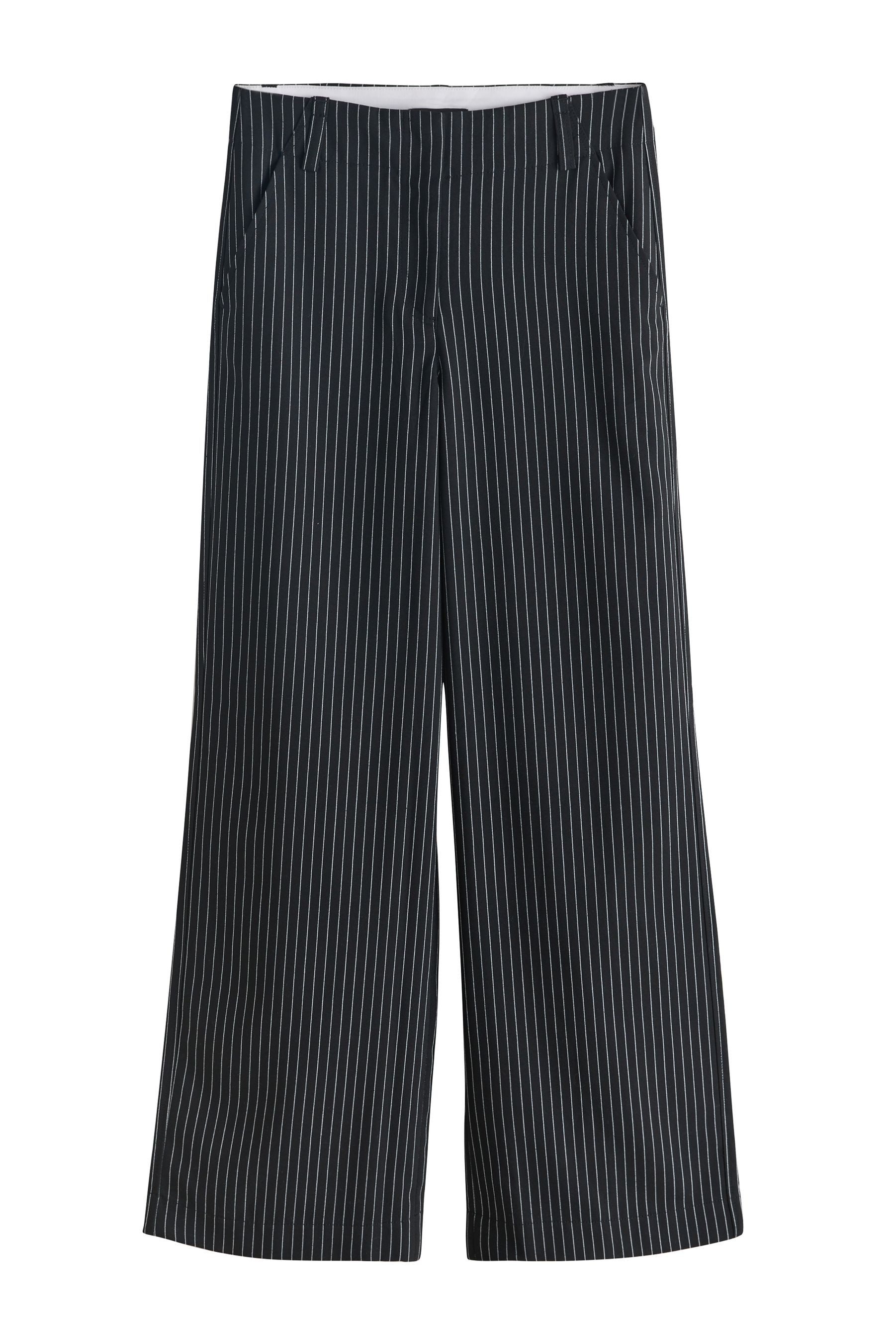 Next Palazzohose Elegante, karierte Hose mit weitem Bein (1-tlg)