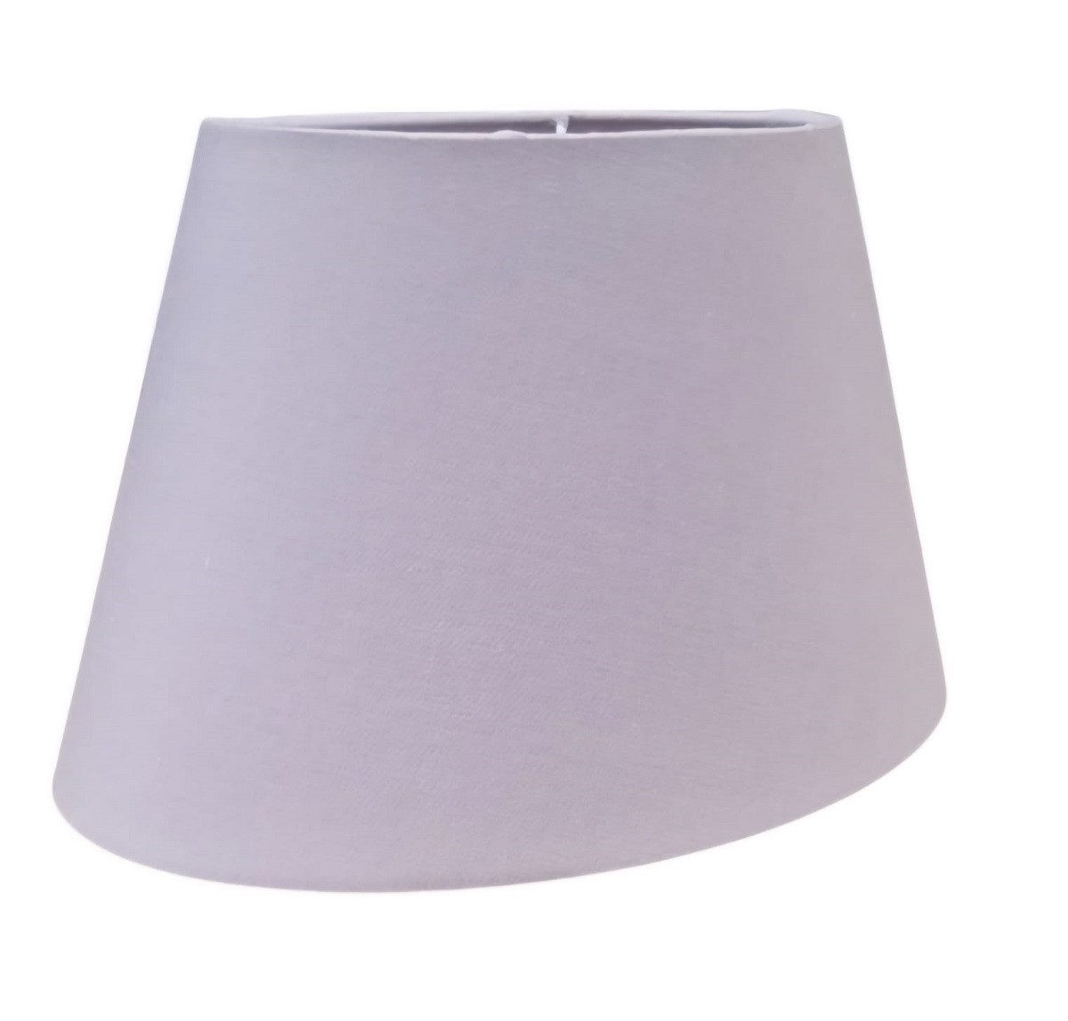 AMBIENTE-LEBENSART.DE Lampenschirm Lampenschirm oval hell grau edel für Tis günstig online kaufen