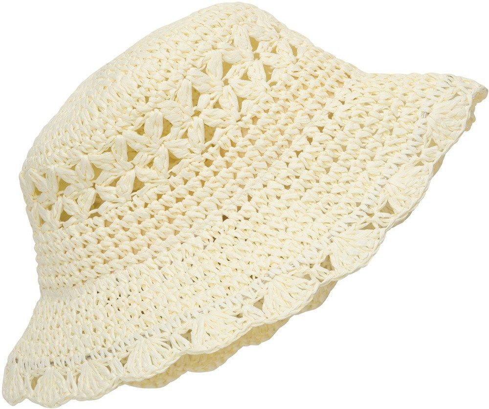 EN FANT Fischerhut Straw Hat w. Crochet Edge