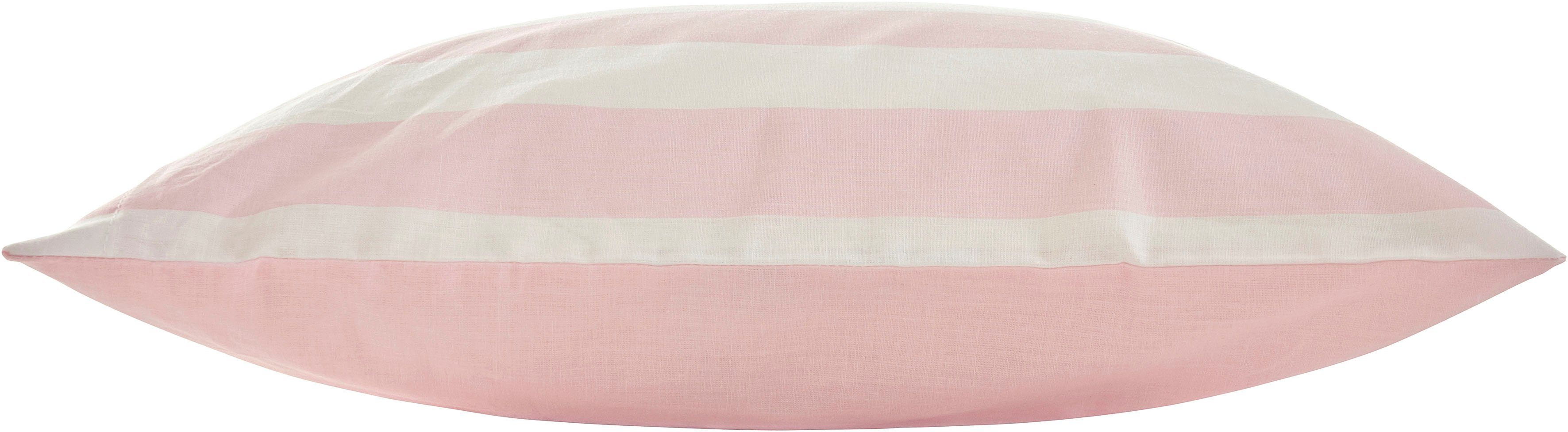 zertifiziert Kissenbezug (2 Greta, und mit rosa Stück), andas Made in Wendeoptik, Kissenhülle Green OEKO-TEX®